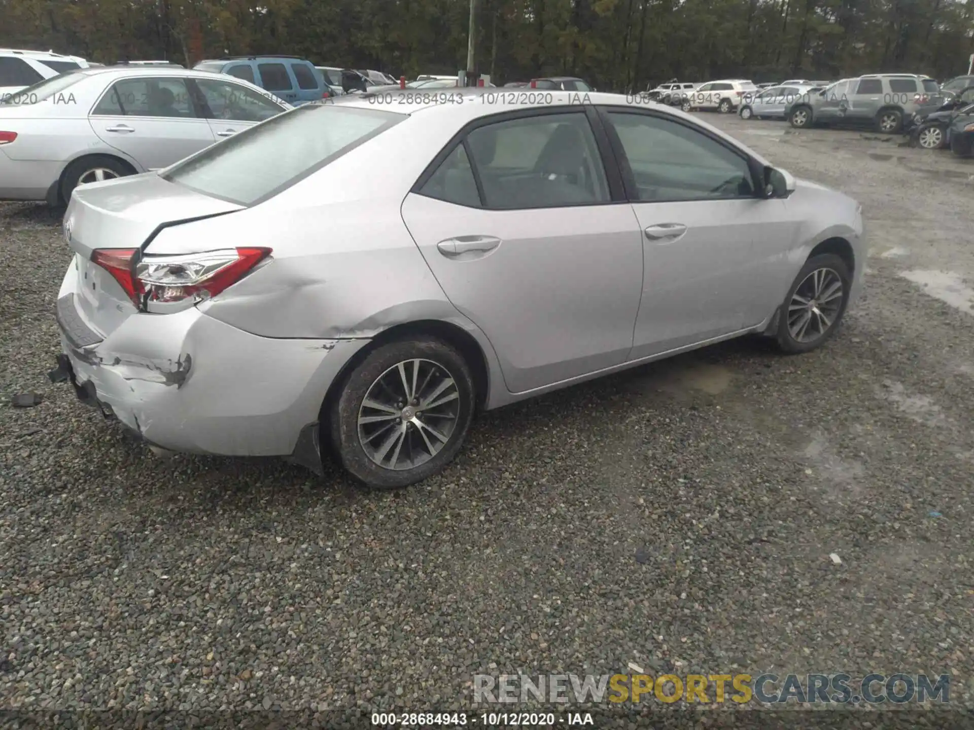 4 Photograph of a damaged car 2T1BURHE4KC194431 TOYOTA COROLLA 2019