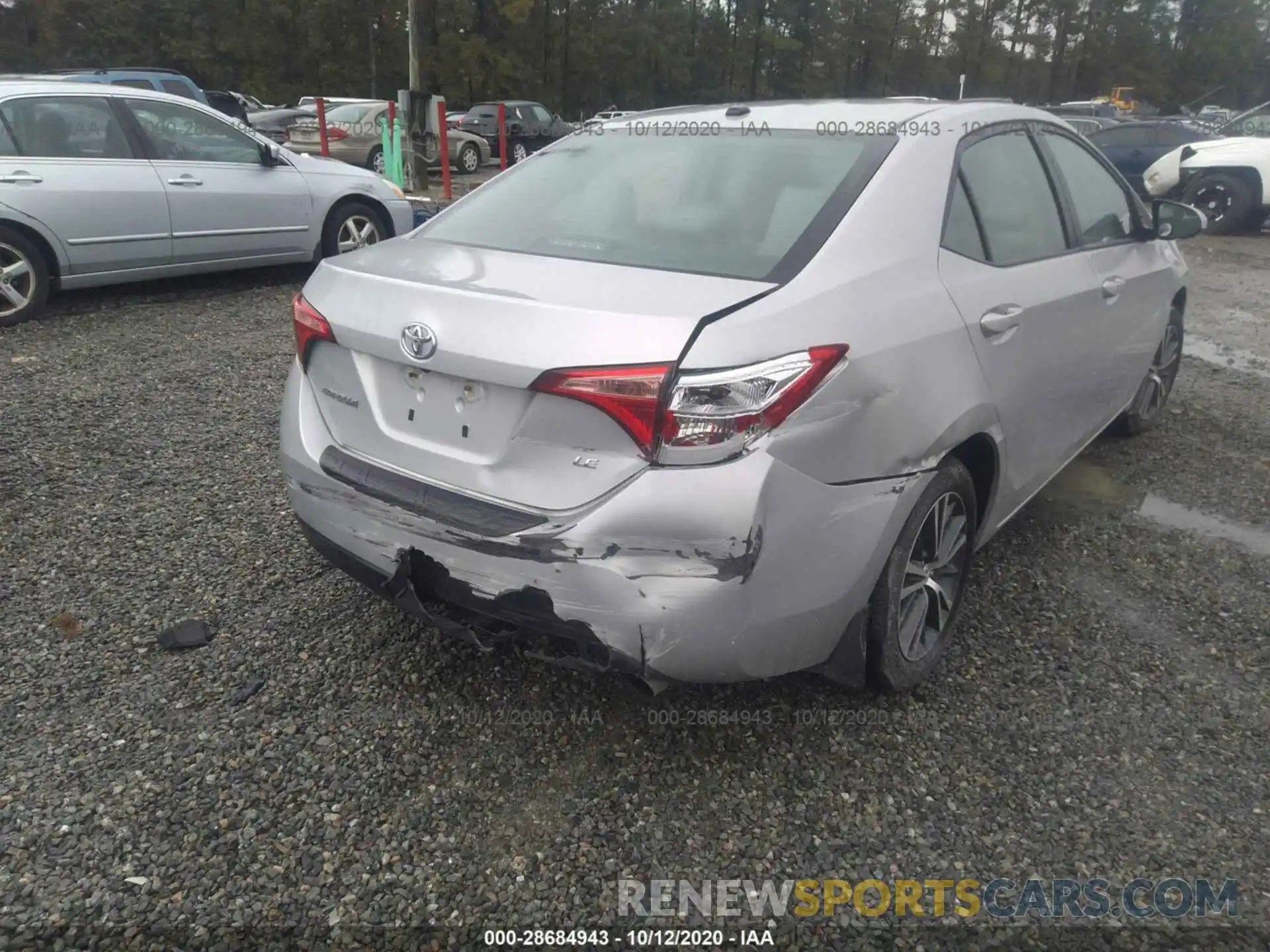 6 Photograph of a damaged car 2T1BURHE4KC194431 TOYOTA COROLLA 2019