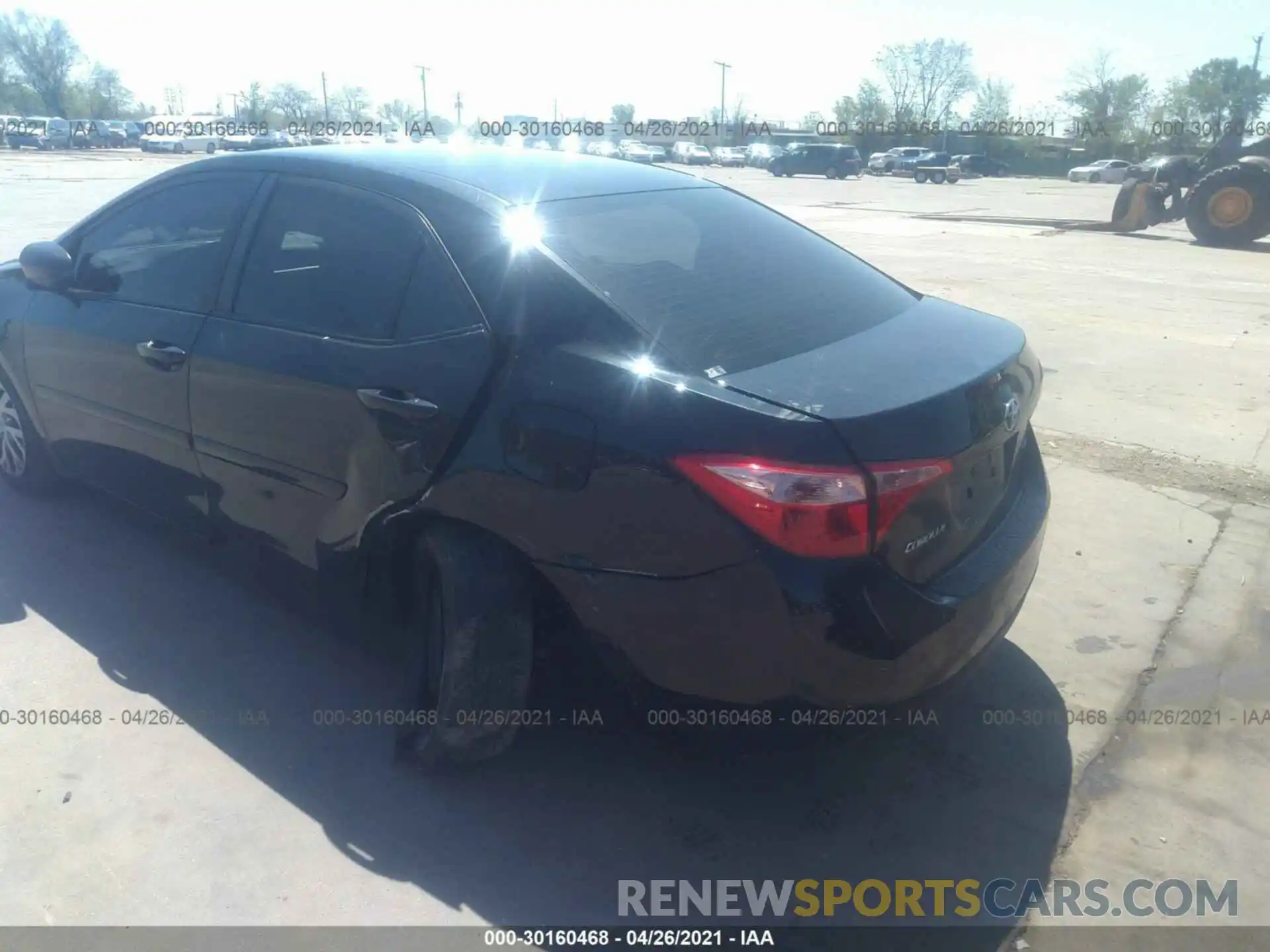 6 Photograph of a damaged car 2T1BURHE4KC195837 TOYOTA COROLLA 2019