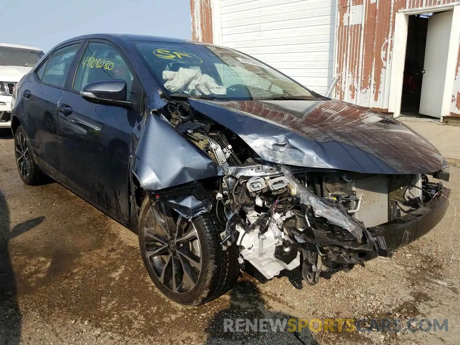 1 Photograph of a damaged car 2T1BURHE4KC196261 TOYOTA COROLLA 2019