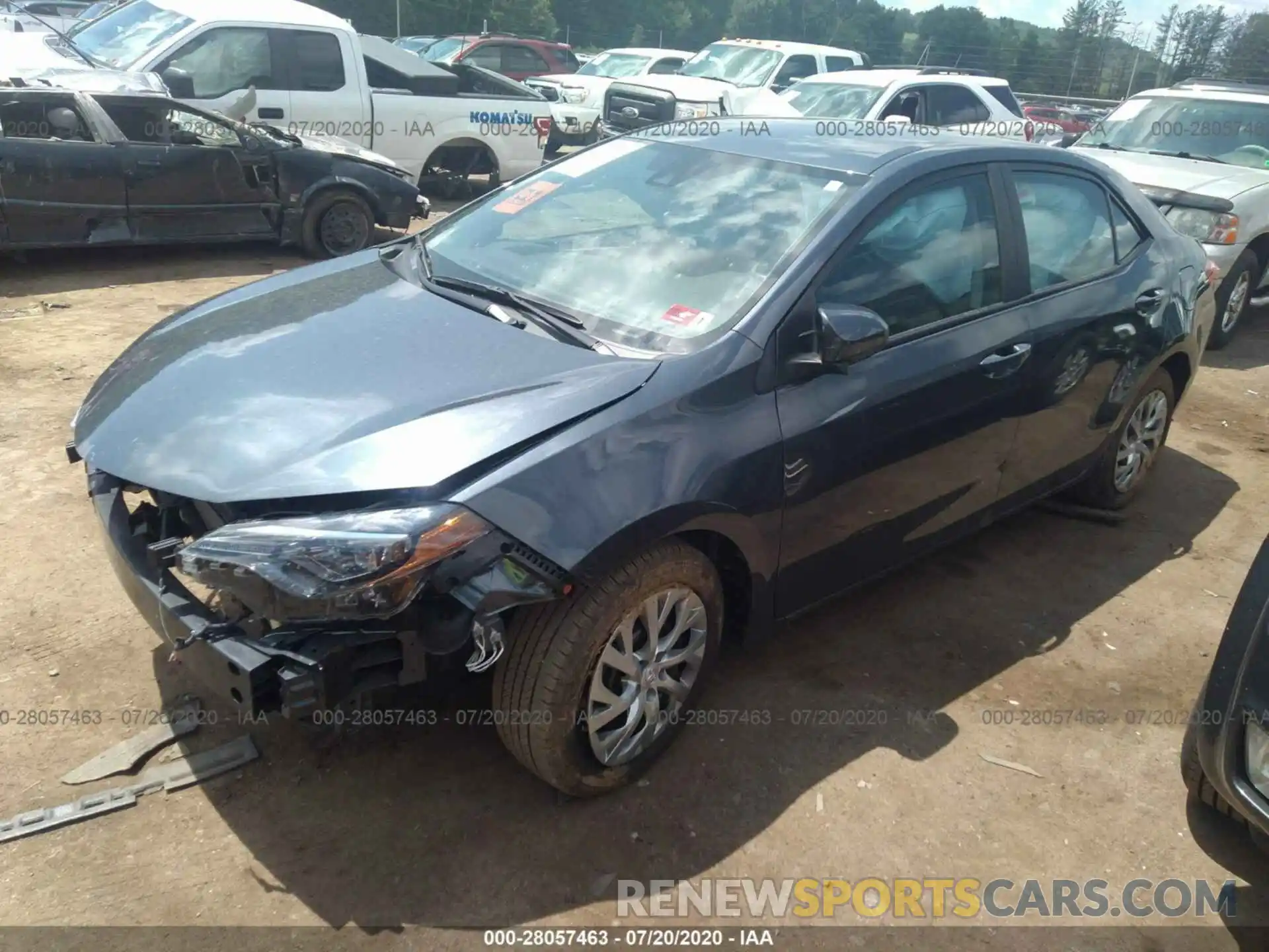 2 Photograph of a damaged car 2T1BURHE4KC196664 TOYOTA COROLLA 2019