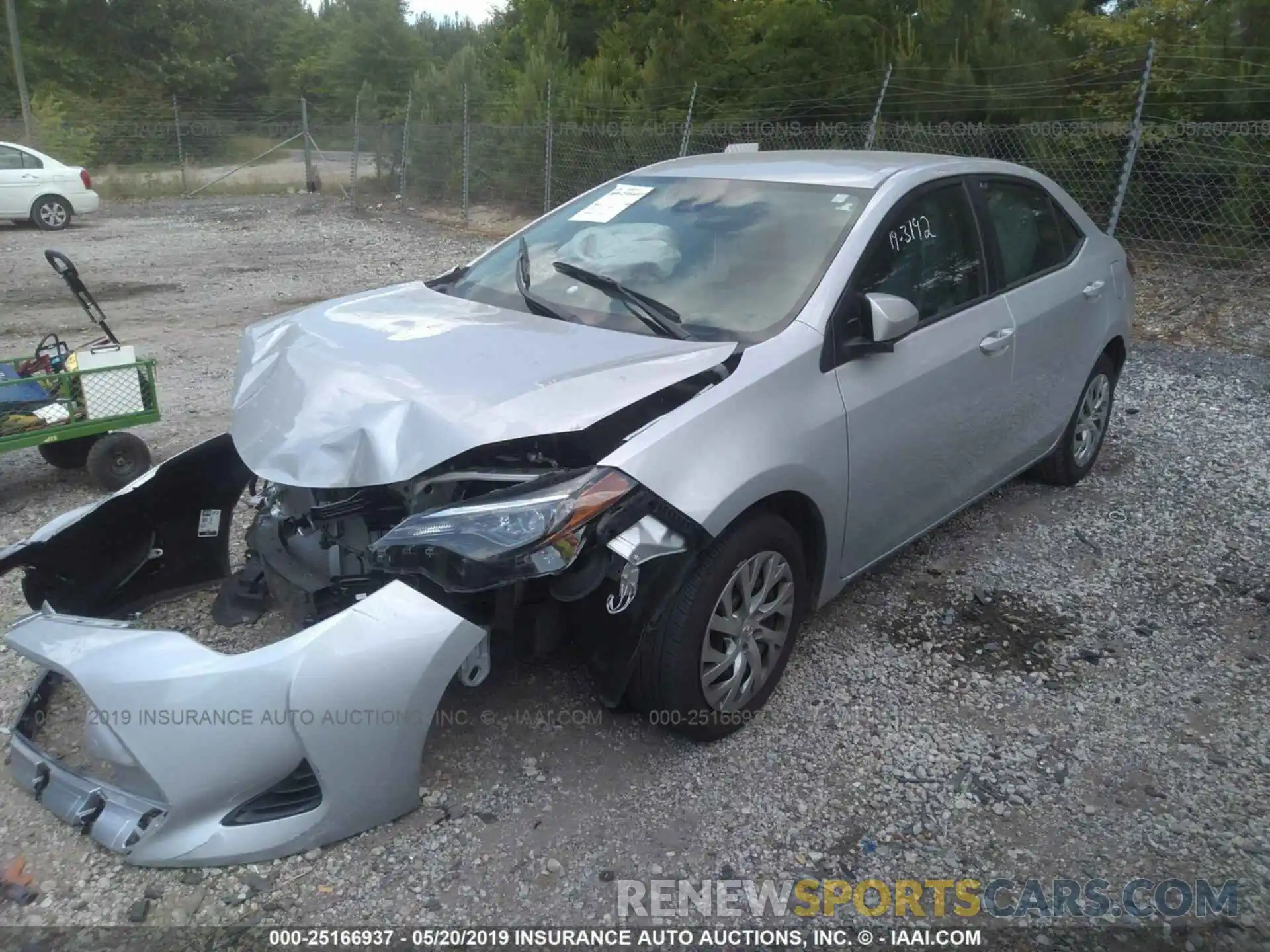 2 Photograph of a damaged car 2T1BURHE4KC196986 TOYOTA COROLLA 2019