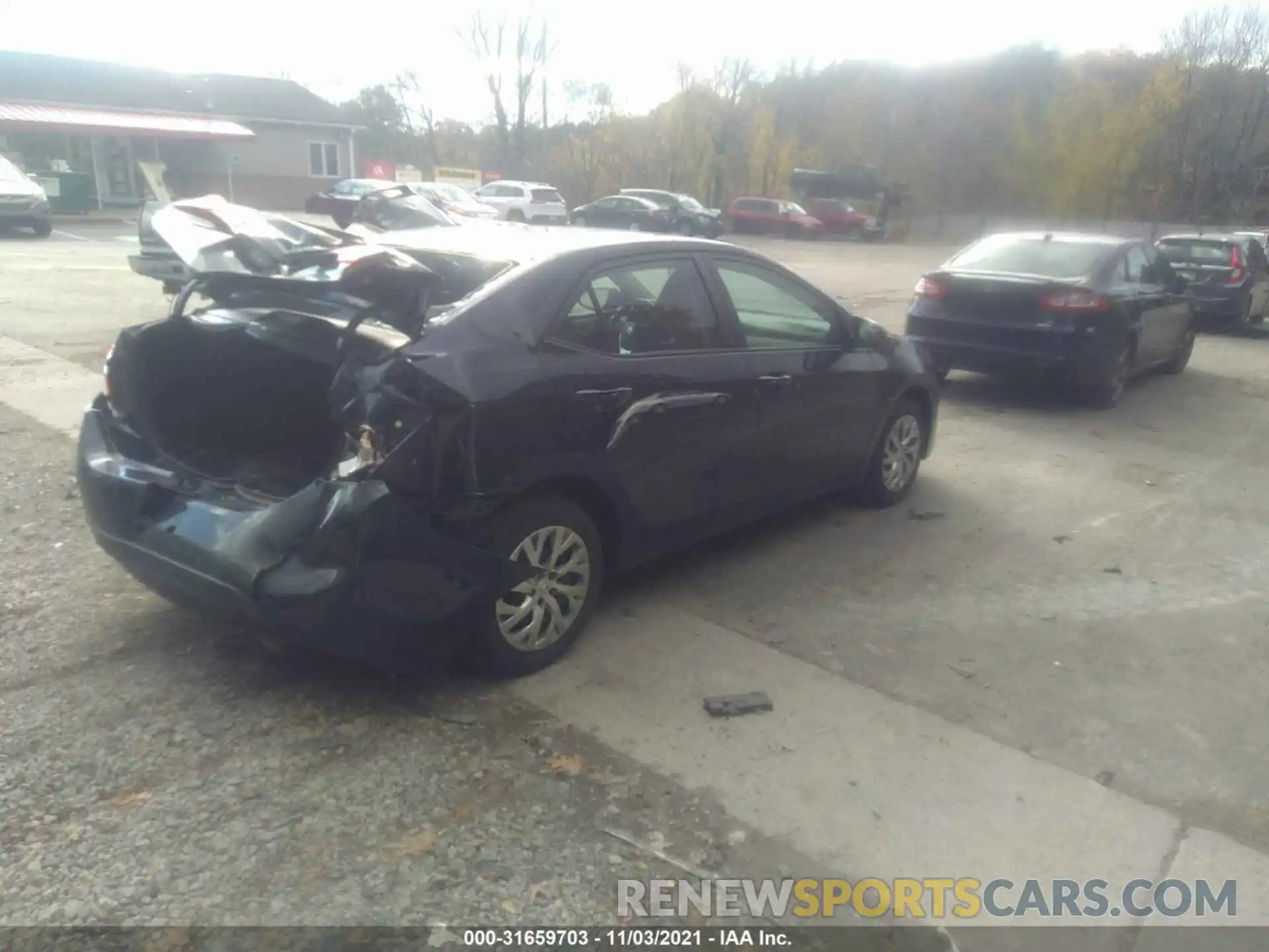 4 Photograph of a damaged car 2T1BURHE4KC197667 TOYOTA COROLLA 2019