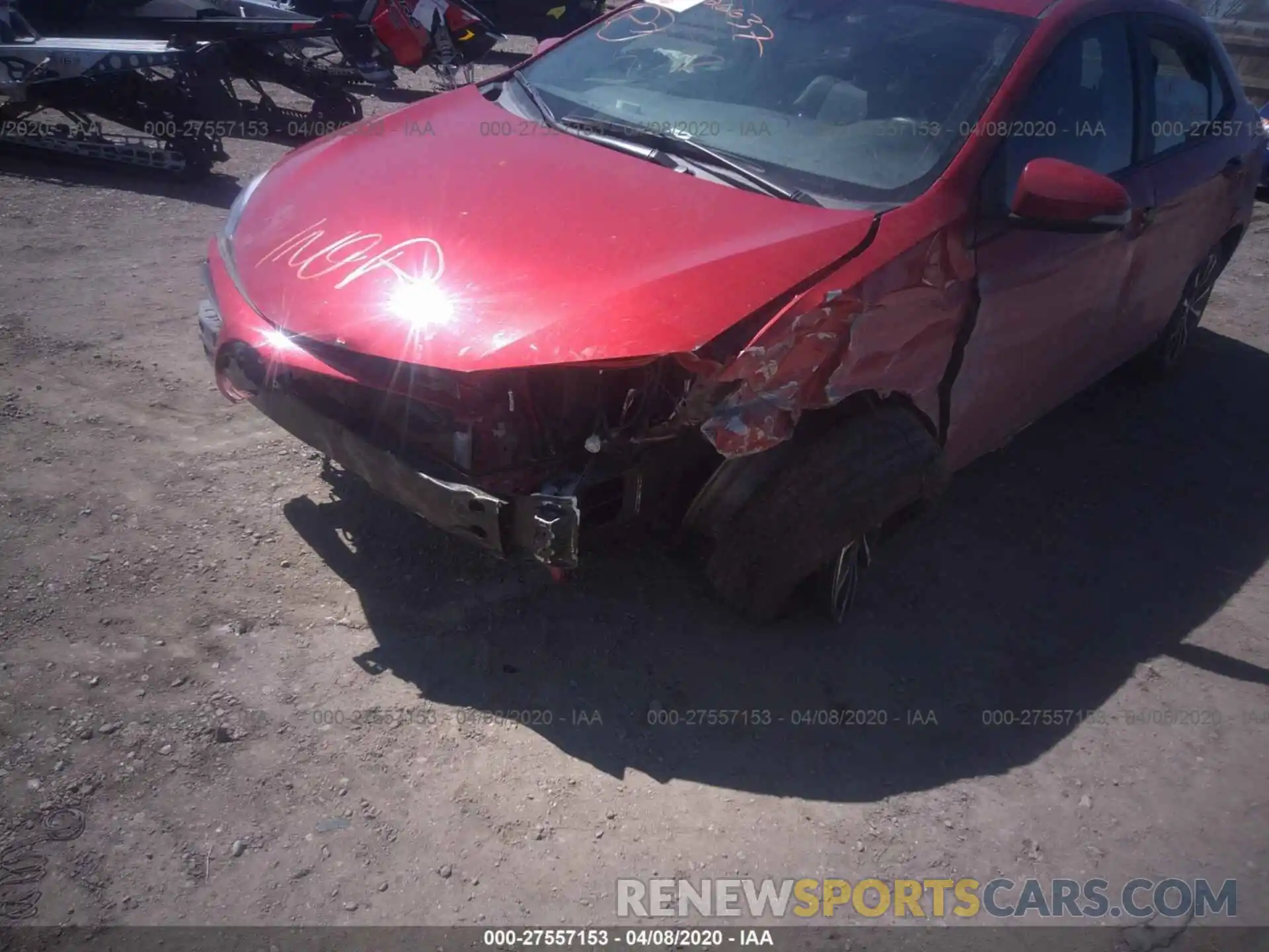 6 Photograph of a damaged car 2T1BURHE4KC197779 TOYOTA COROLLA 2019