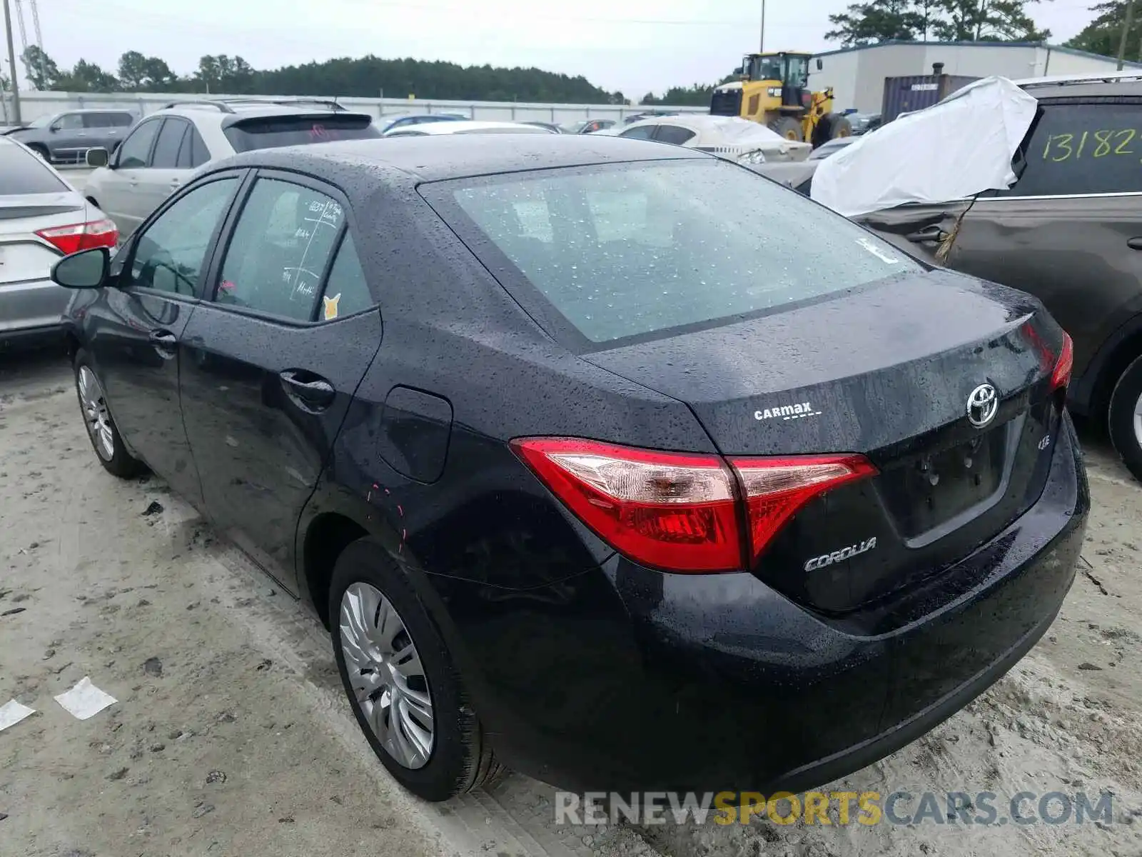 3 Photograph of a damaged car 2T1BURHE4KC198284 TOYOTA COROLLA 2019