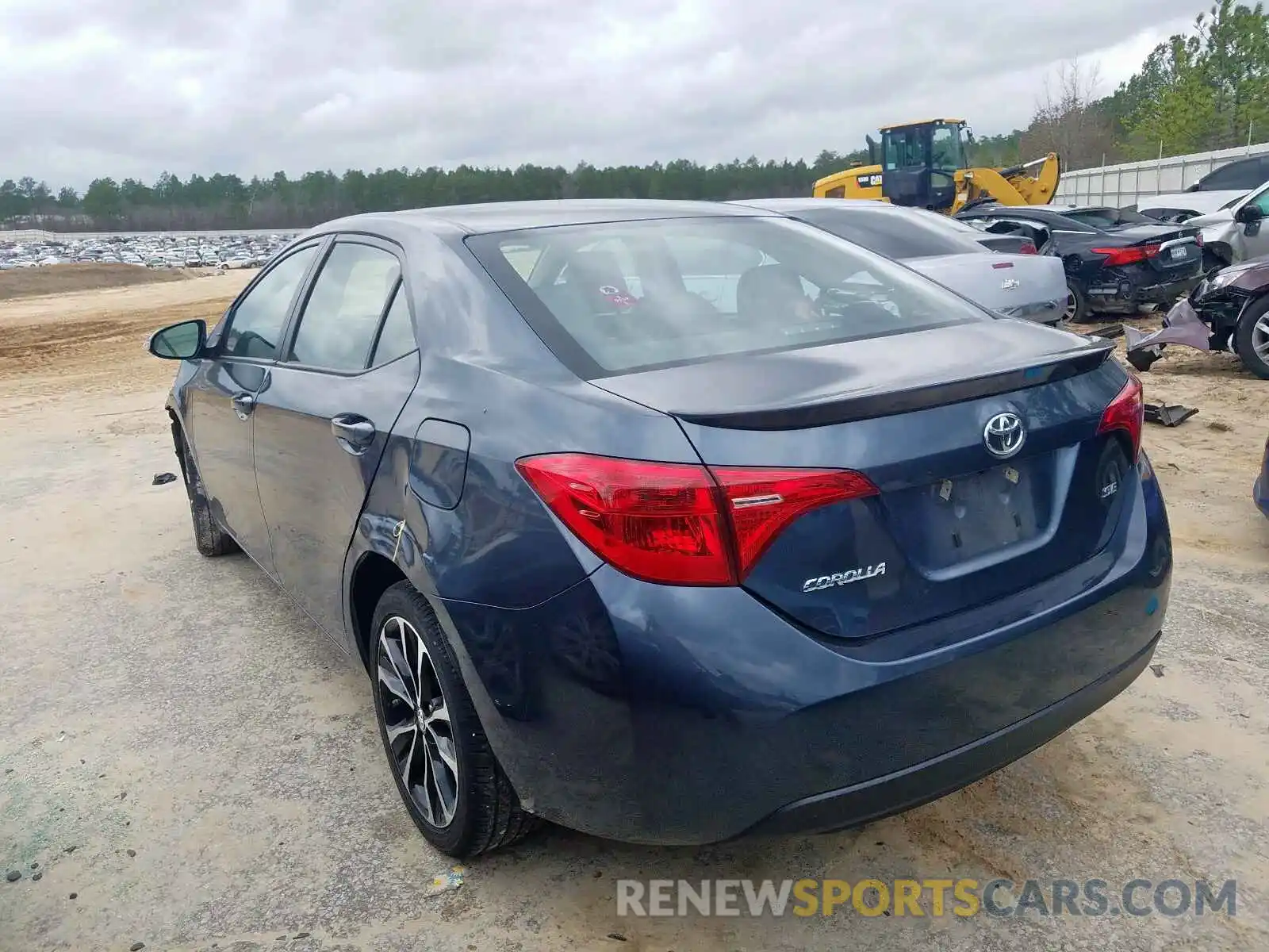 3 Photograph of a damaged car 2T1BURHE4KC199032 TOYOTA COROLLA 2019