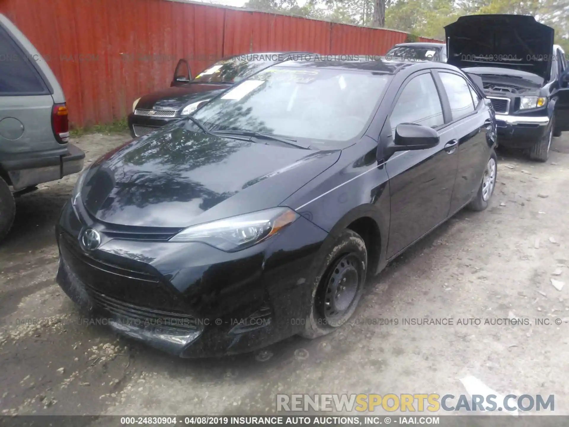 2 Photograph of a damaged car 2T1BURHE4KC199144 TOYOTA COROLLA 2019