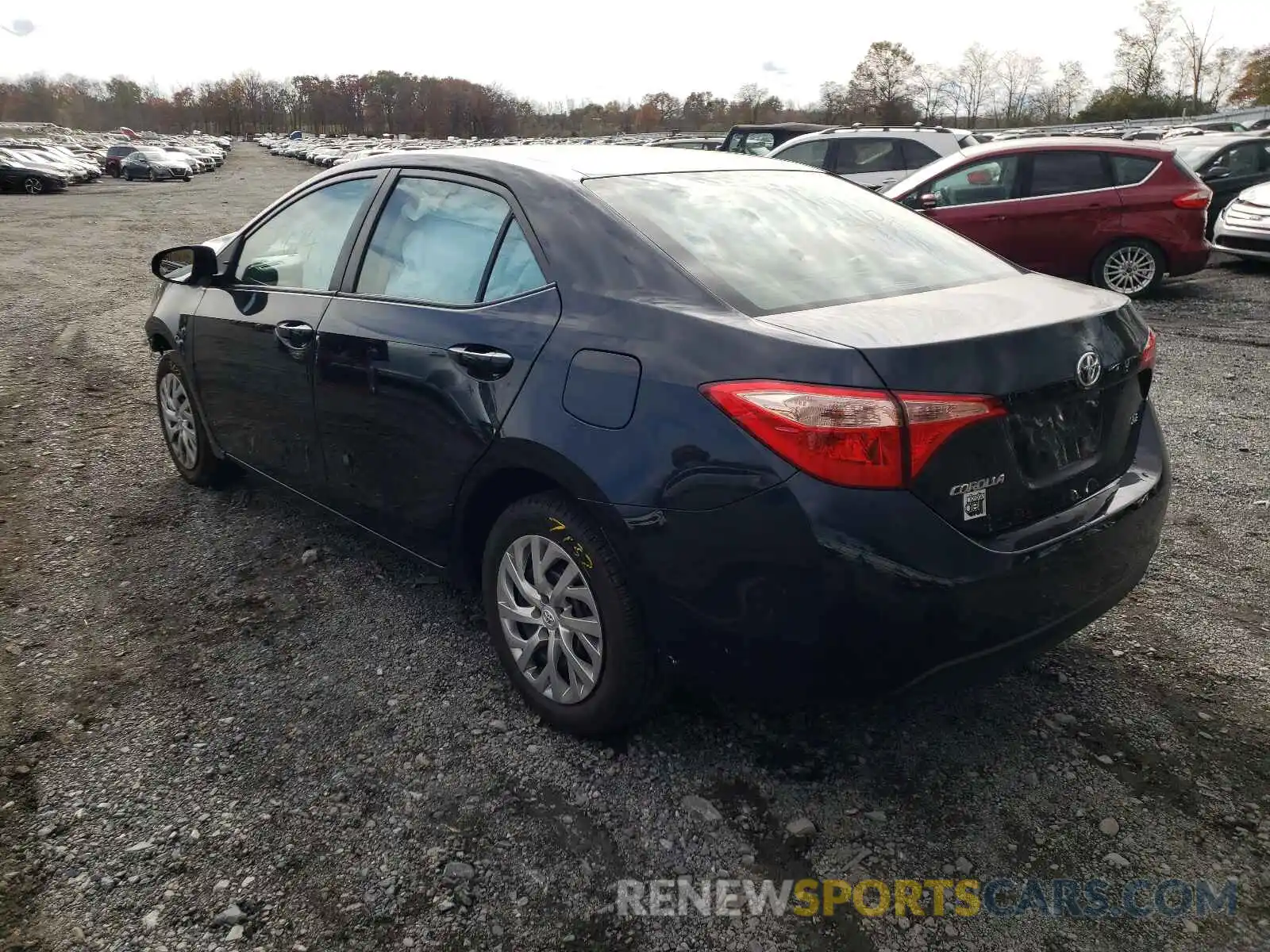 3 Photograph of a damaged car 2T1BURHE4KC199449 TOYOTA COROLLA 2019