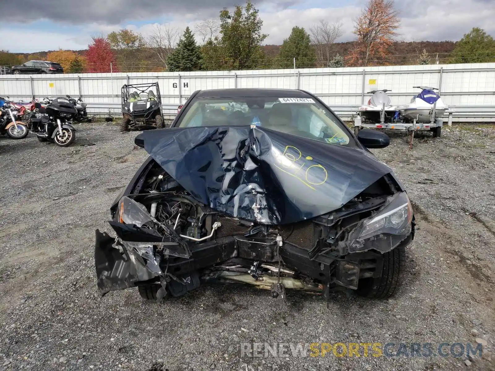 9 Photograph of a damaged car 2T1BURHE4KC199449 TOYOTA COROLLA 2019