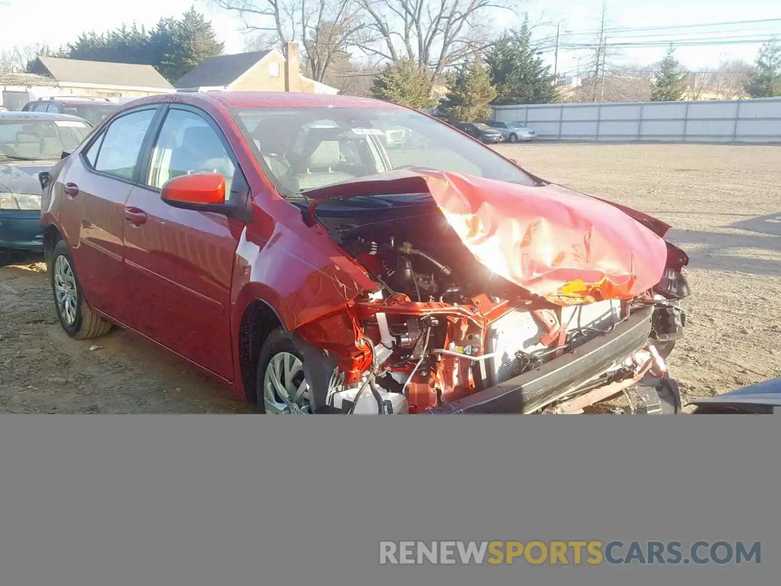 1 Photograph of a damaged car 2T1BURHE4KC199502 TOYOTA COROLLA 2019