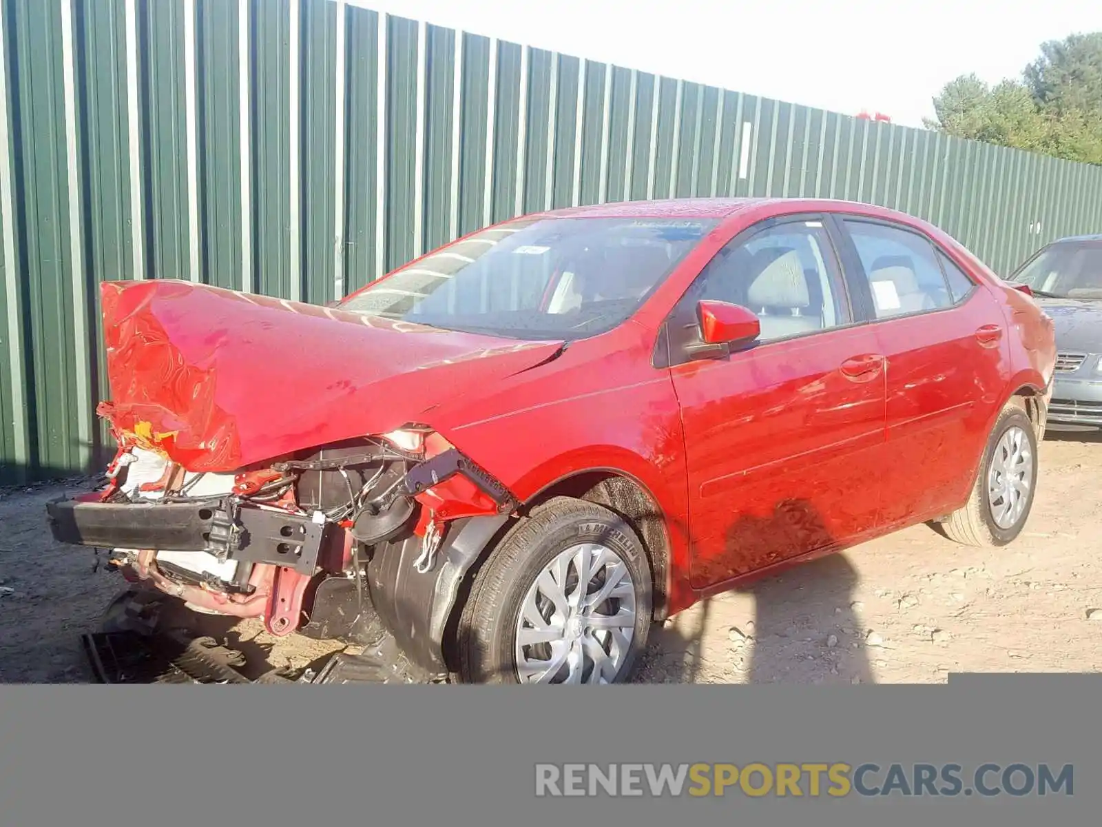 2 Photograph of a damaged car 2T1BURHE4KC199502 TOYOTA COROLLA 2019