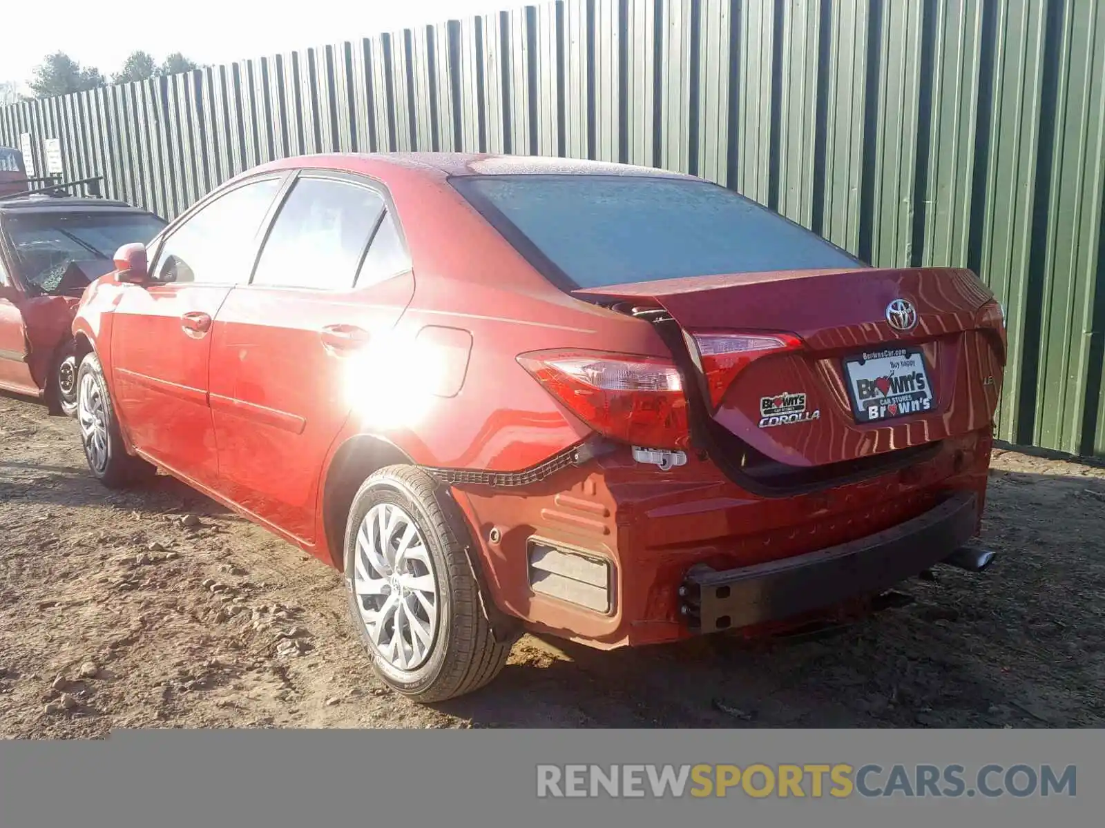 3 Photograph of a damaged car 2T1BURHE4KC199502 TOYOTA COROLLA 2019