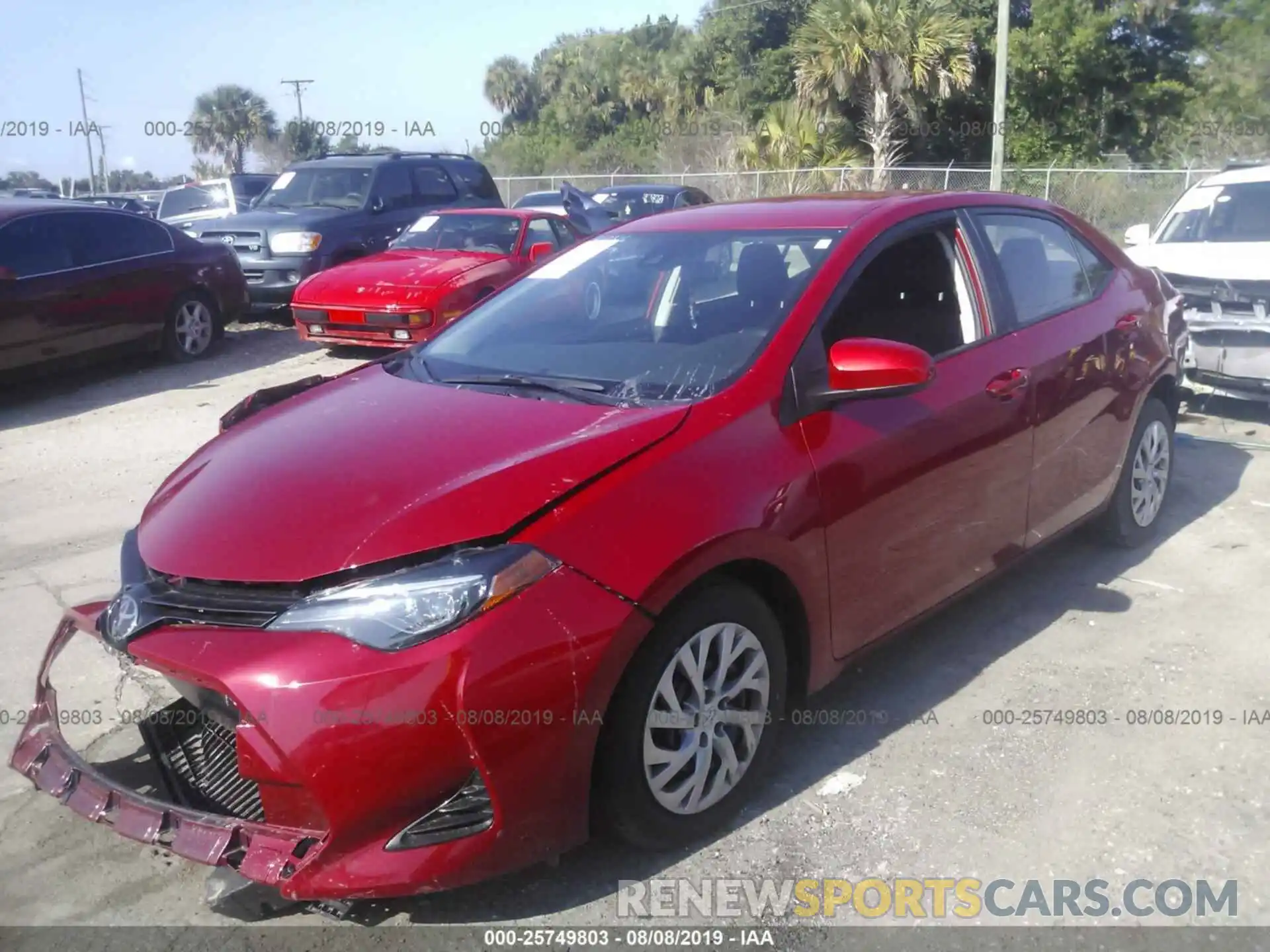 2 Photograph of a damaged car 2T1BURHE4KC199824 TOYOTA COROLLA 2019