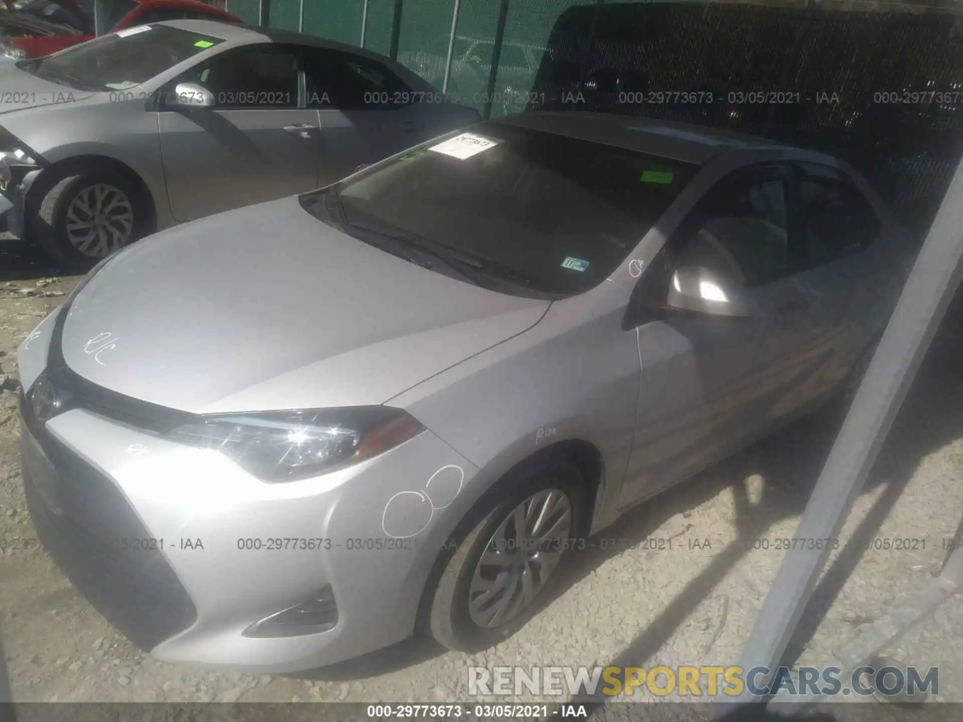 2 Photograph of a damaged car 2T1BURHE4KC200258 TOYOTA COROLLA 2019