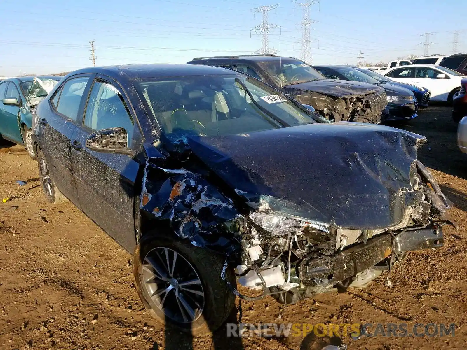 1 Photograph of a damaged car 2T1BURHE4KC200292 TOYOTA COROLLA 2019