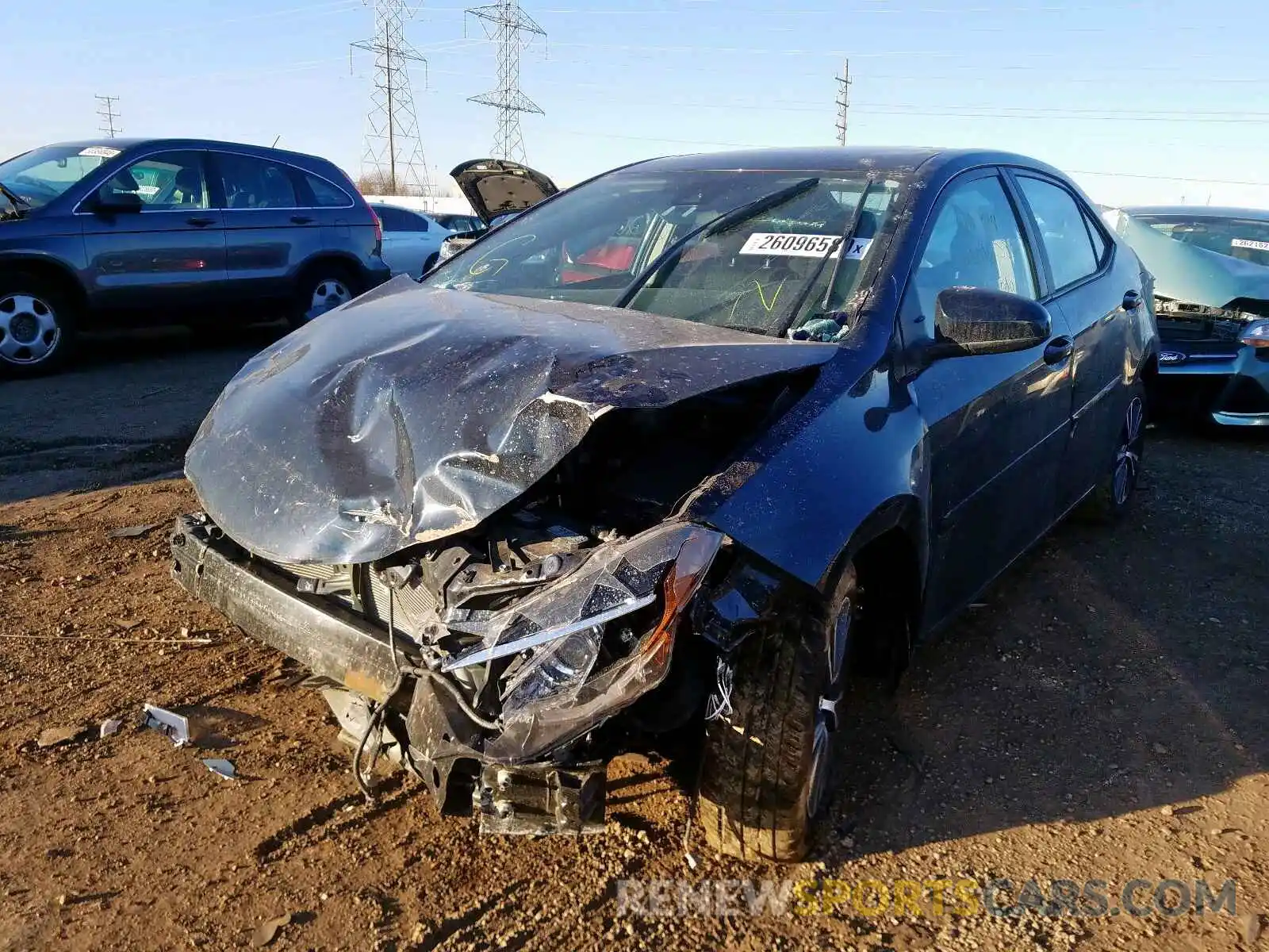 2 Photograph of a damaged car 2T1BURHE4KC200292 TOYOTA COROLLA 2019