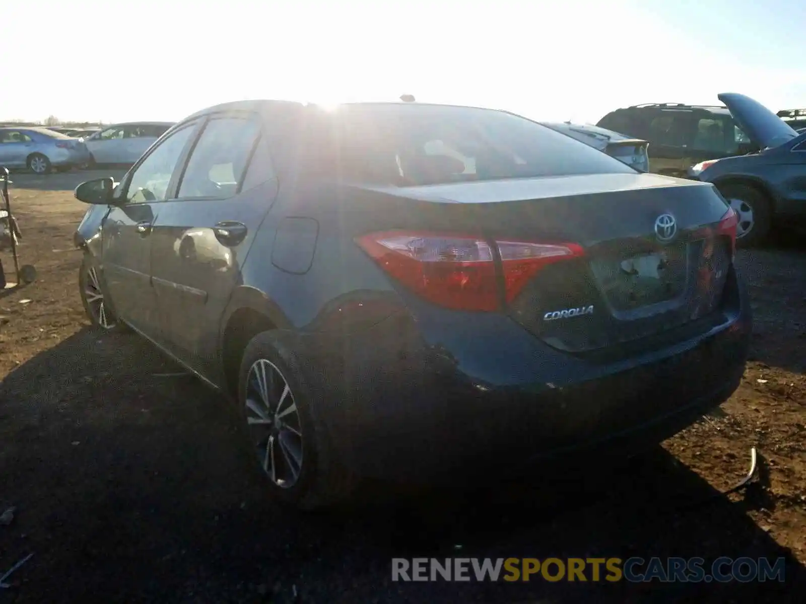 3 Photograph of a damaged car 2T1BURHE4KC200292 TOYOTA COROLLA 2019