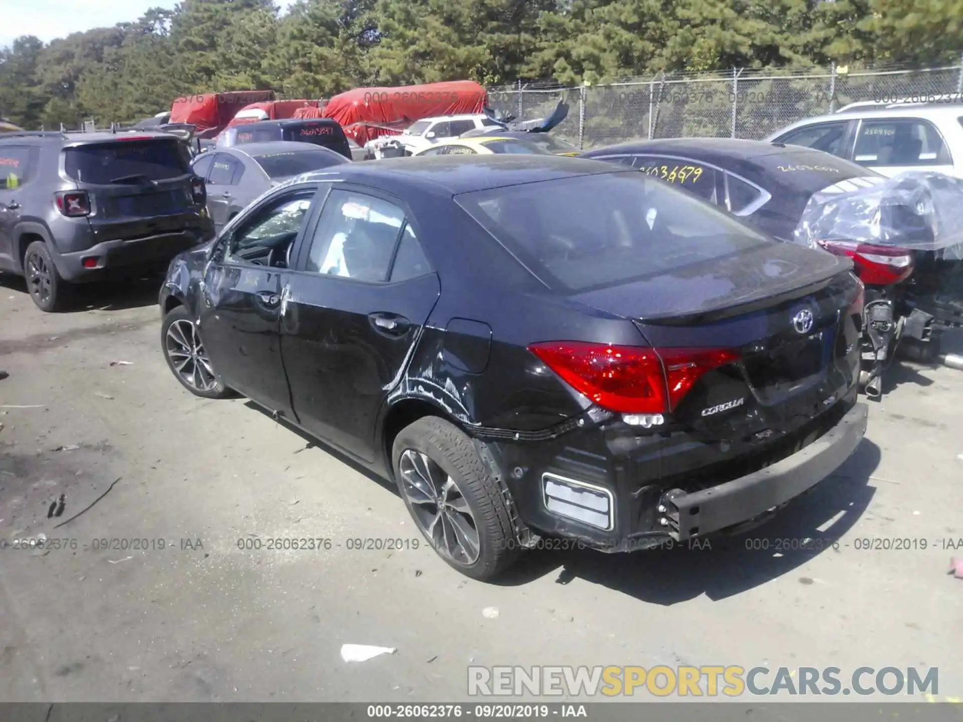 3 Photograph of a damaged car 2T1BURHE4KC200325 TOYOTA COROLLA 2019