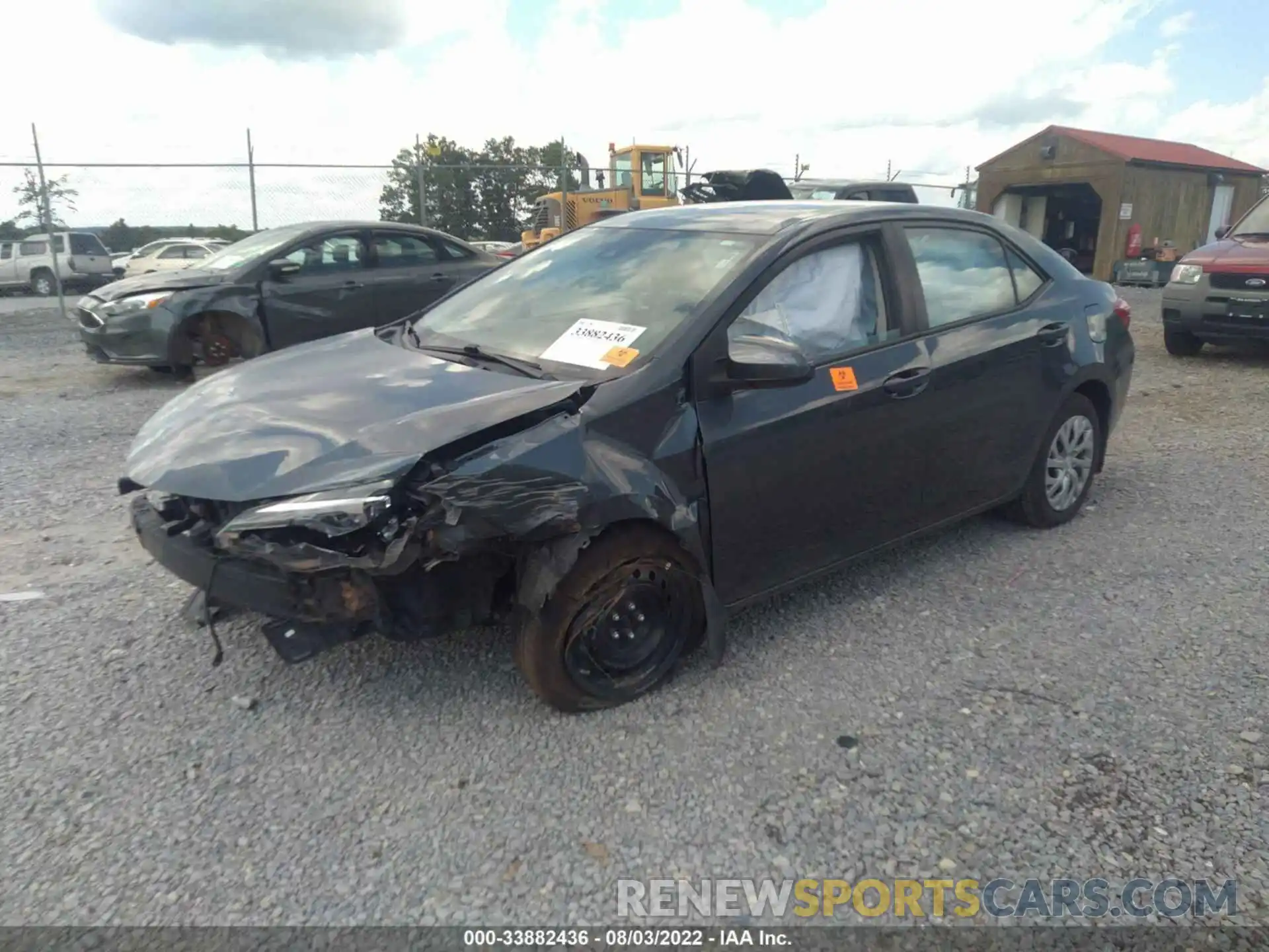 2 Photograph of a damaged car 2T1BURHE4KC201071 TOYOTA COROLLA 2019