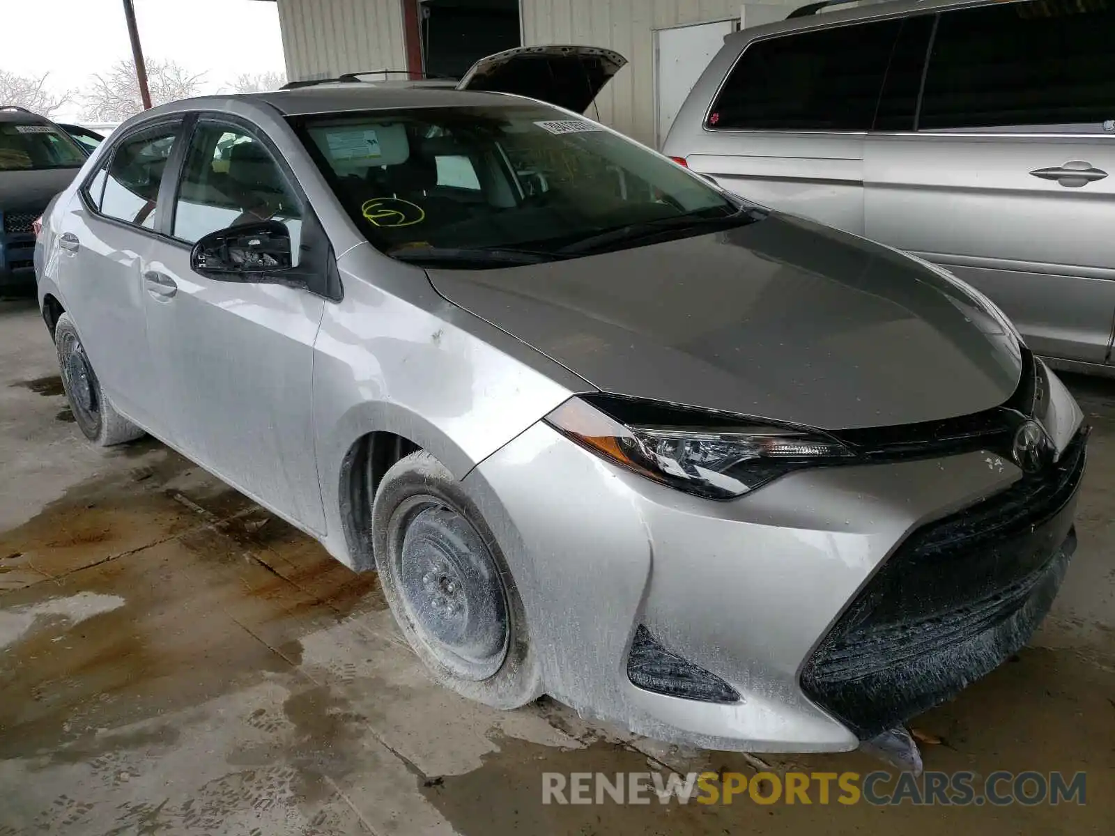 1 Photograph of a damaged car 2T1BURHE4KC201250 TOYOTA COROLLA 2019