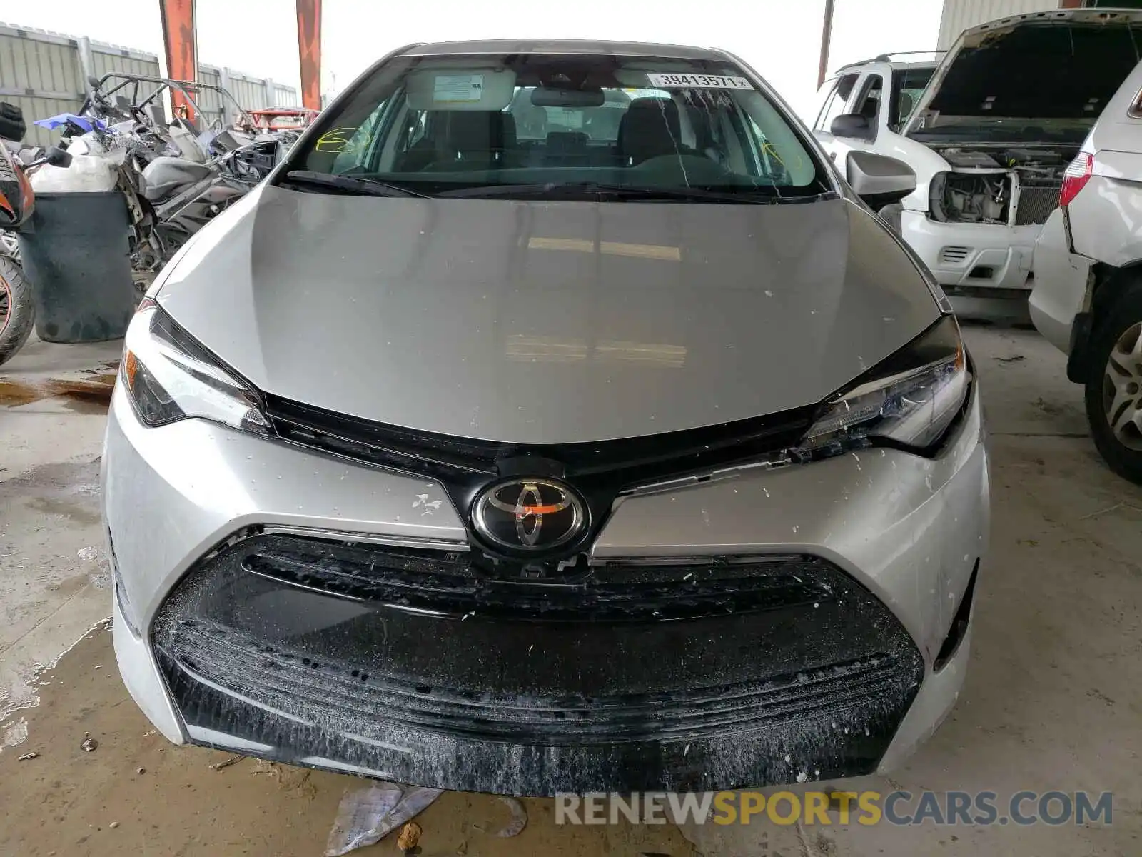 9 Photograph of a damaged car 2T1BURHE4KC201250 TOYOTA COROLLA 2019