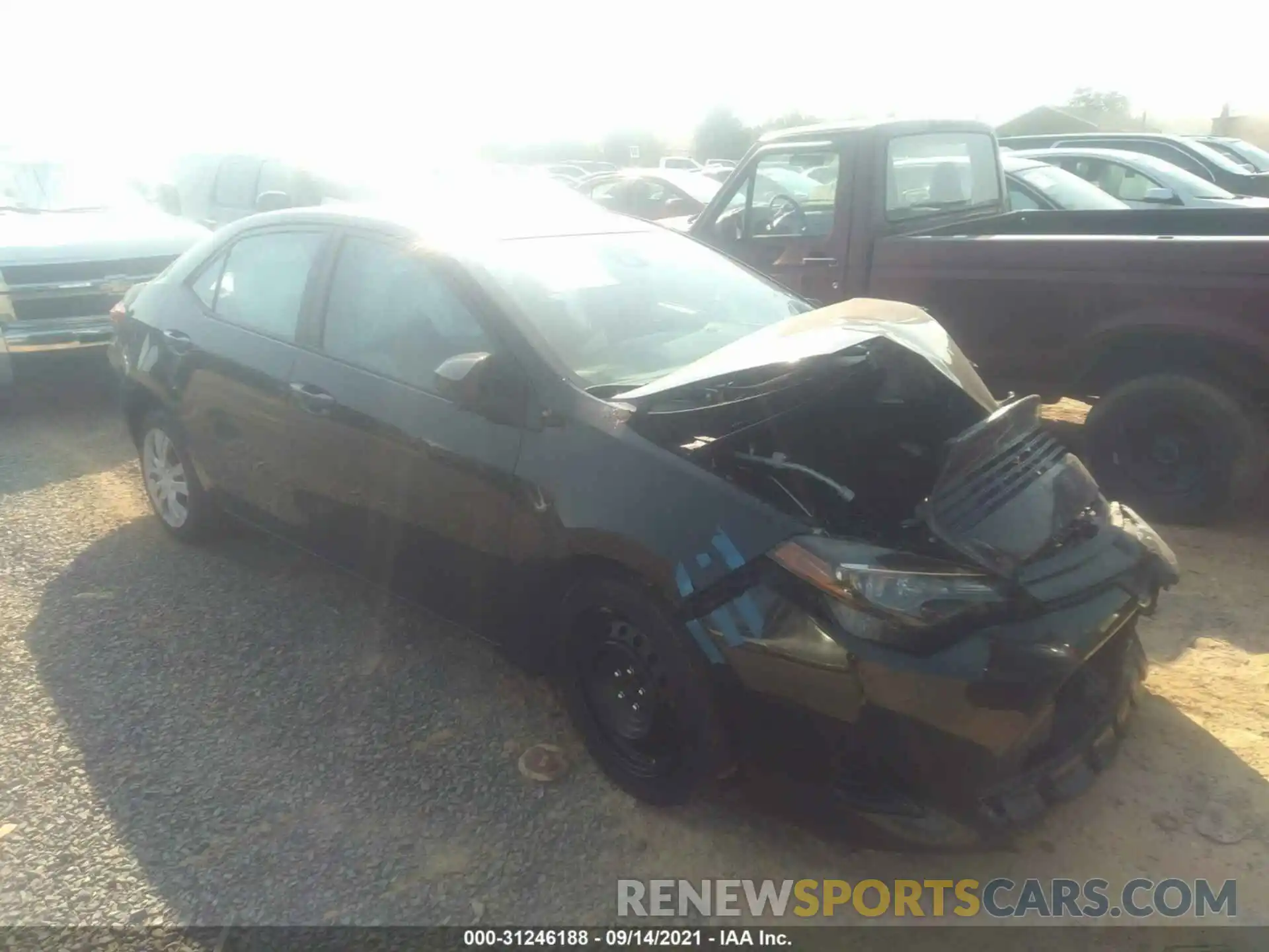 1 Photograph of a damaged car 2T1BURHE4KC202155 TOYOTA COROLLA 2019