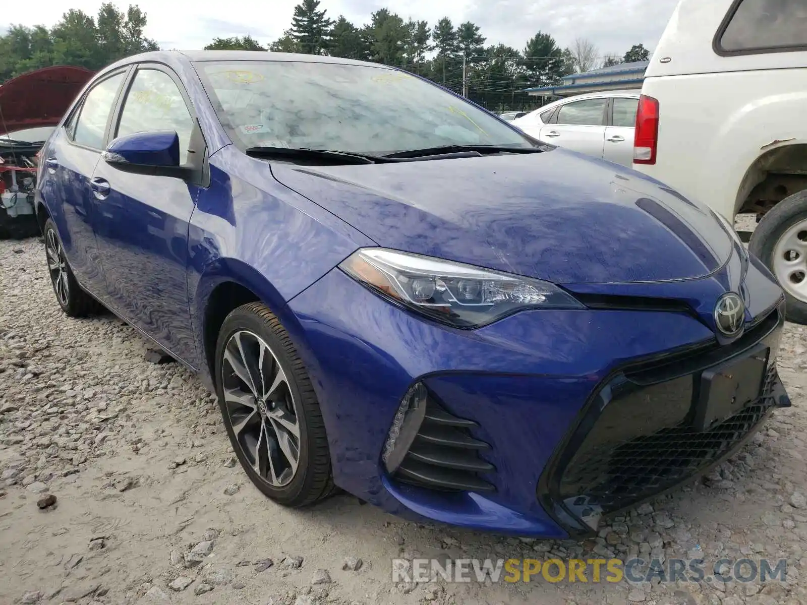 1 Photograph of a damaged car 2T1BURHE4KC202351 TOYOTA COROLLA 2019