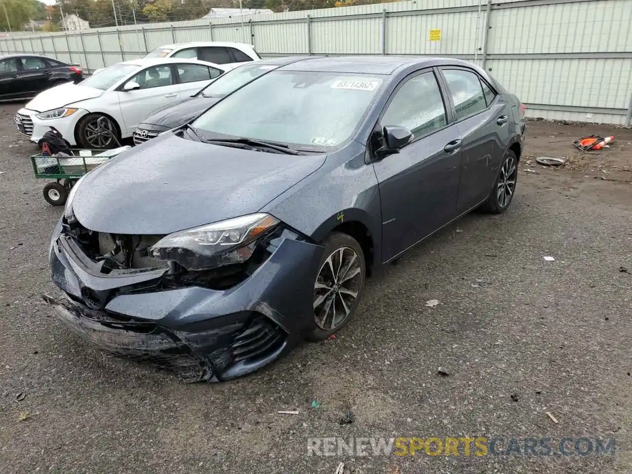 2 Photograph of a damaged car 2T1BURHE4KC202415 TOYOTA COROLLA 2019