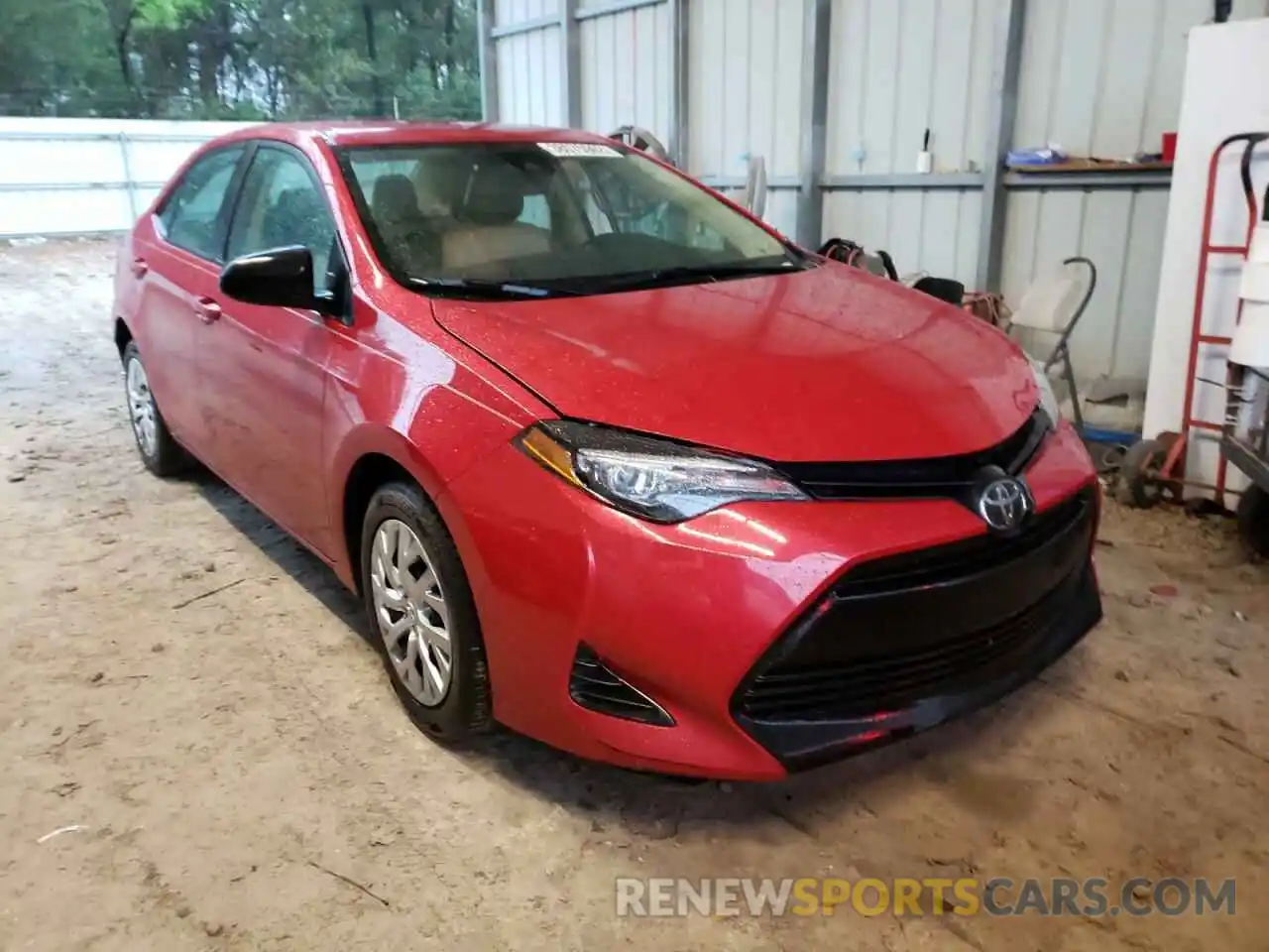 1 Photograph of a damaged car 2T1BURHE4KC202589 TOYOTA COROLLA 2019