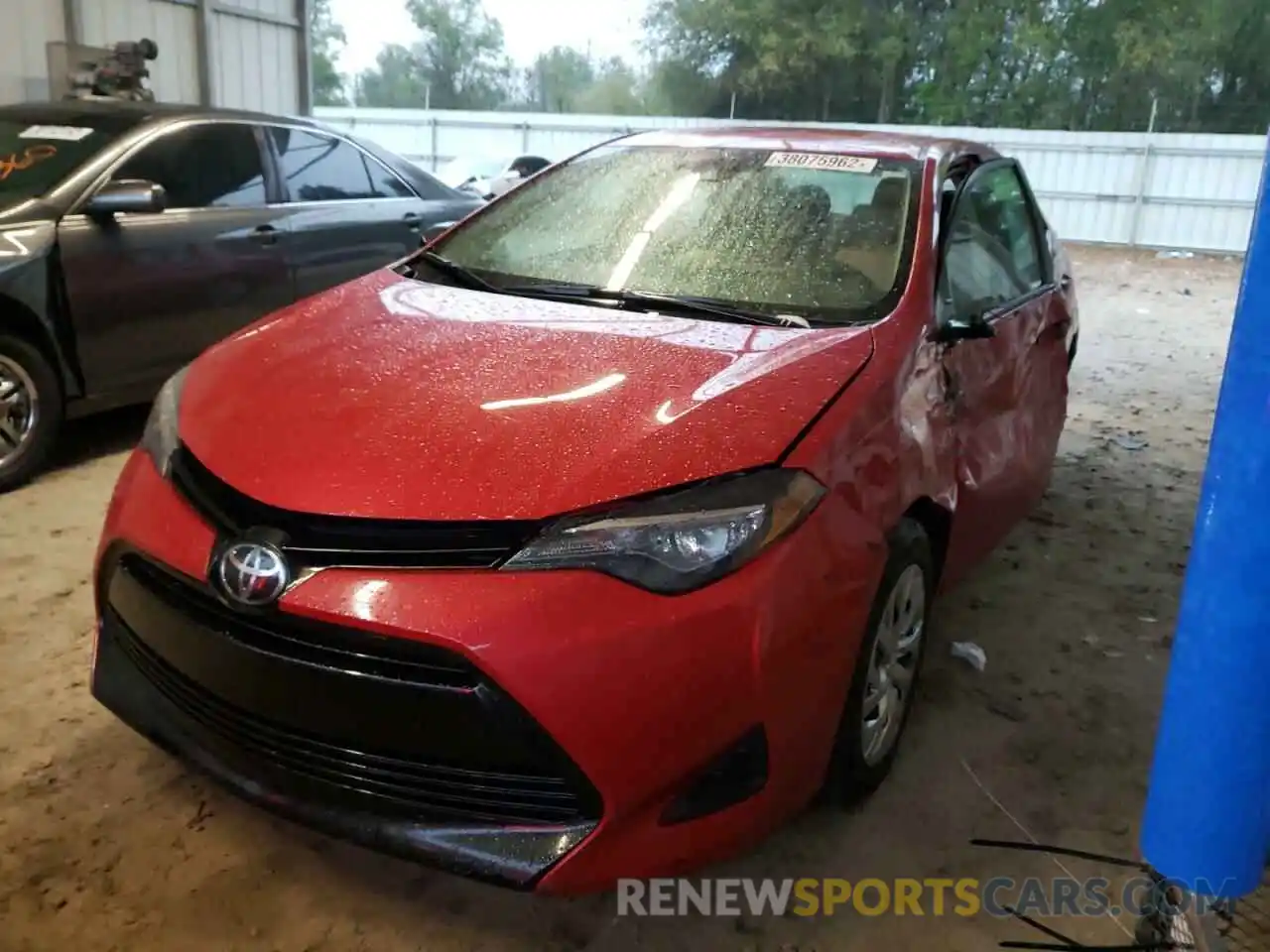 2 Photograph of a damaged car 2T1BURHE4KC202589 TOYOTA COROLLA 2019