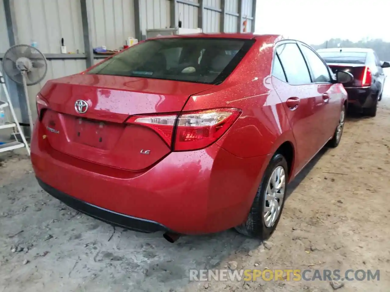 4 Photograph of a damaged car 2T1BURHE4KC202589 TOYOTA COROLLA 2019