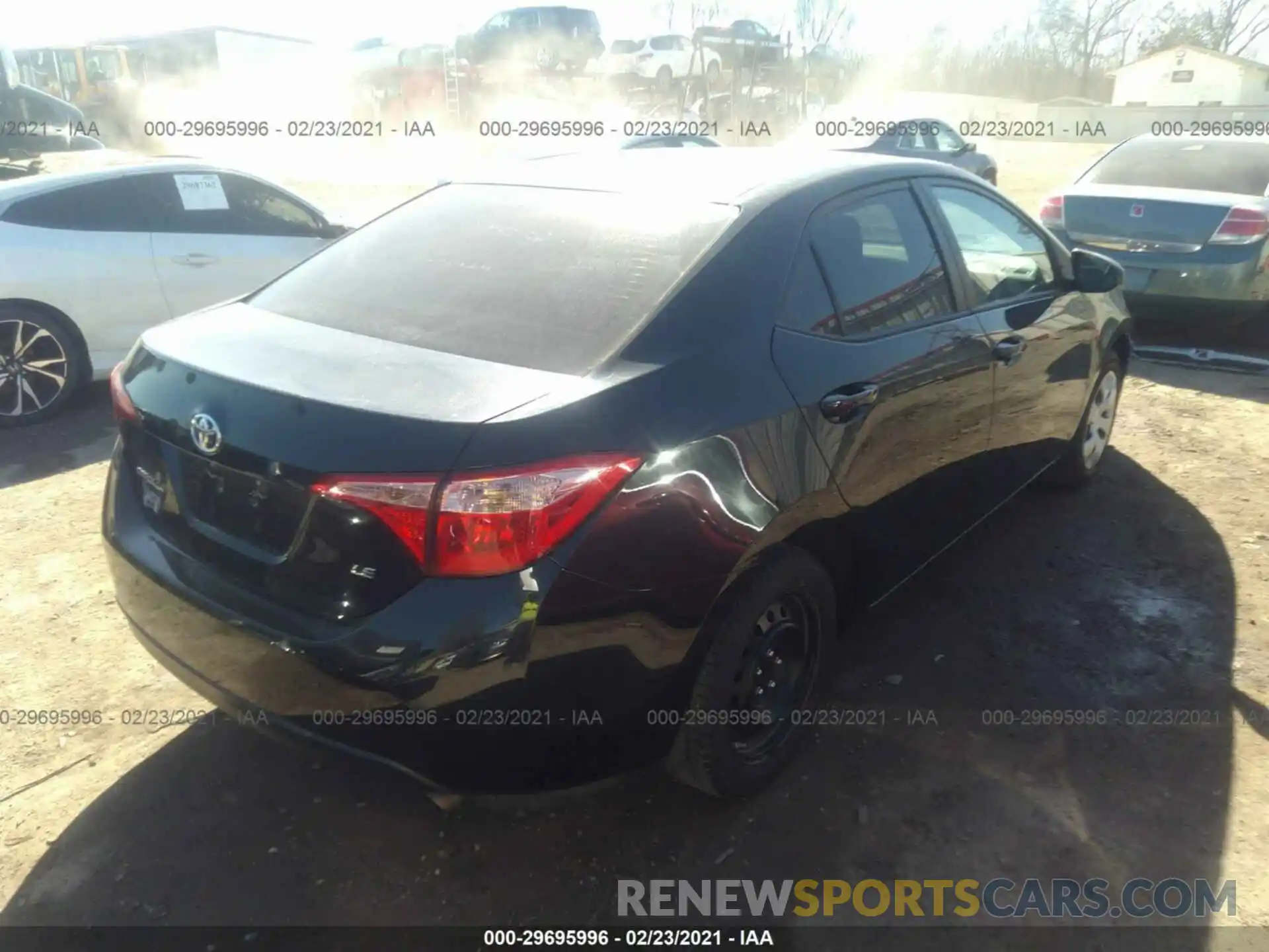 4 Photograph of a damaged car 2T1BURHE4KC203550 TOYOTA COROLLA 2019