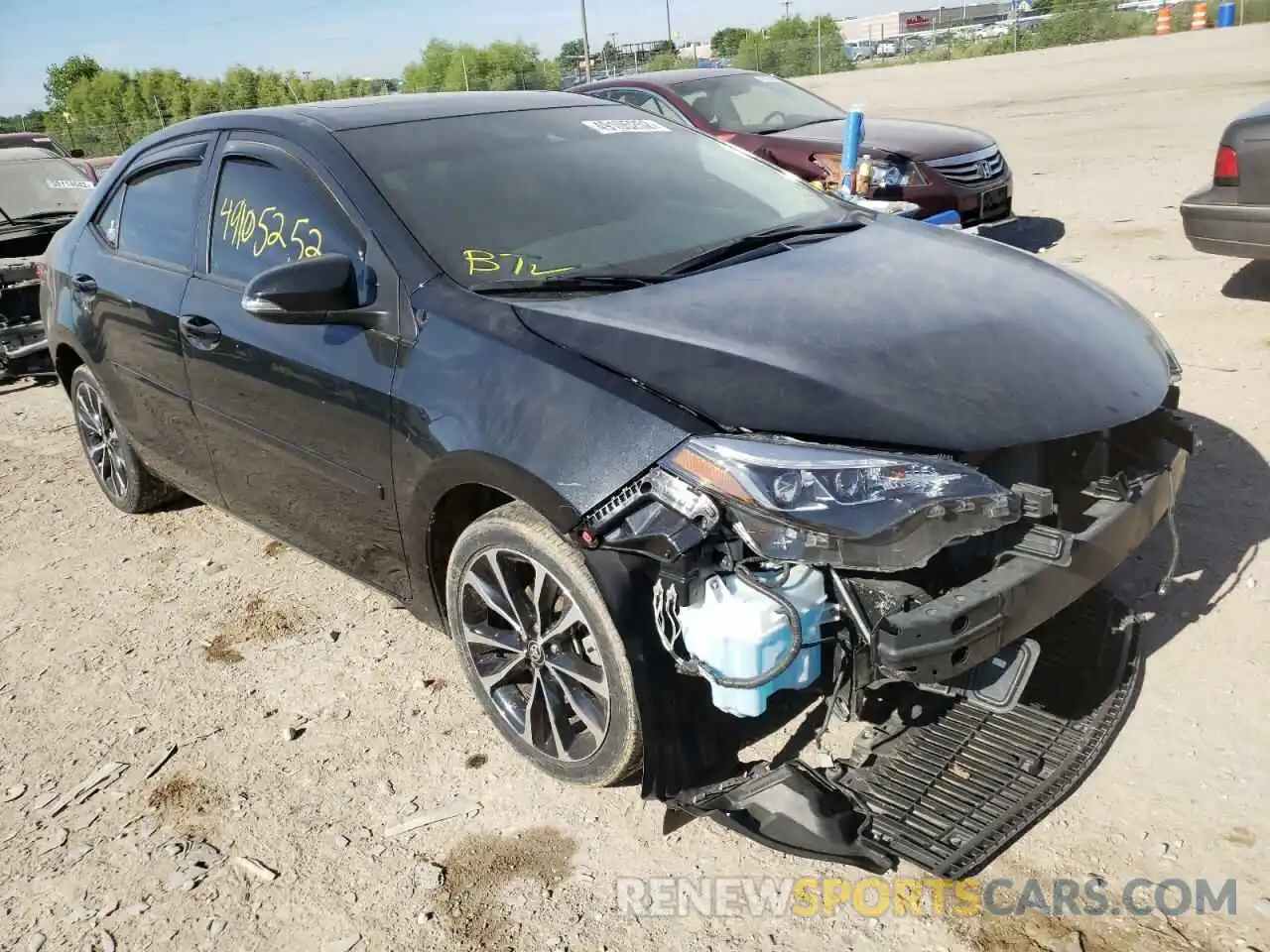 1 Photograph of a damaged car 2T1BURHE4KC203757 TOYOTA COROLLA 2019