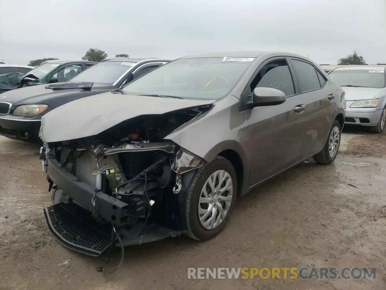 2 Photograph of a damaged car 2T1BURHE4KC204293 TOYOTA COROLLA 2019