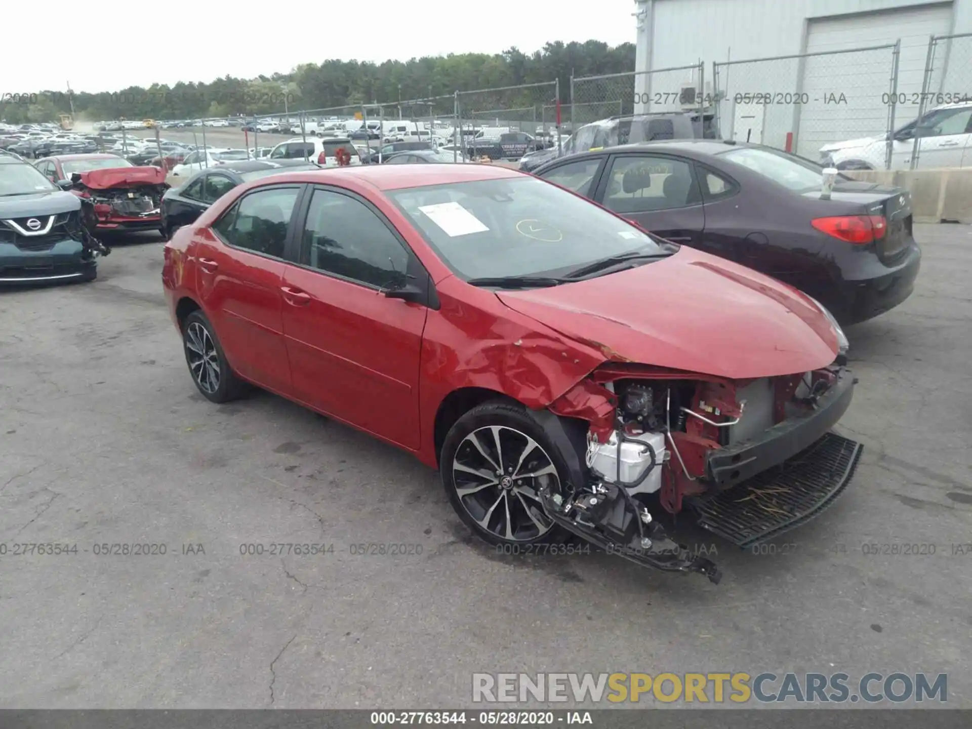 1 Photograph of a damaged car 2T1BURHE4KC204715 TOYOTA COROLLA 2019