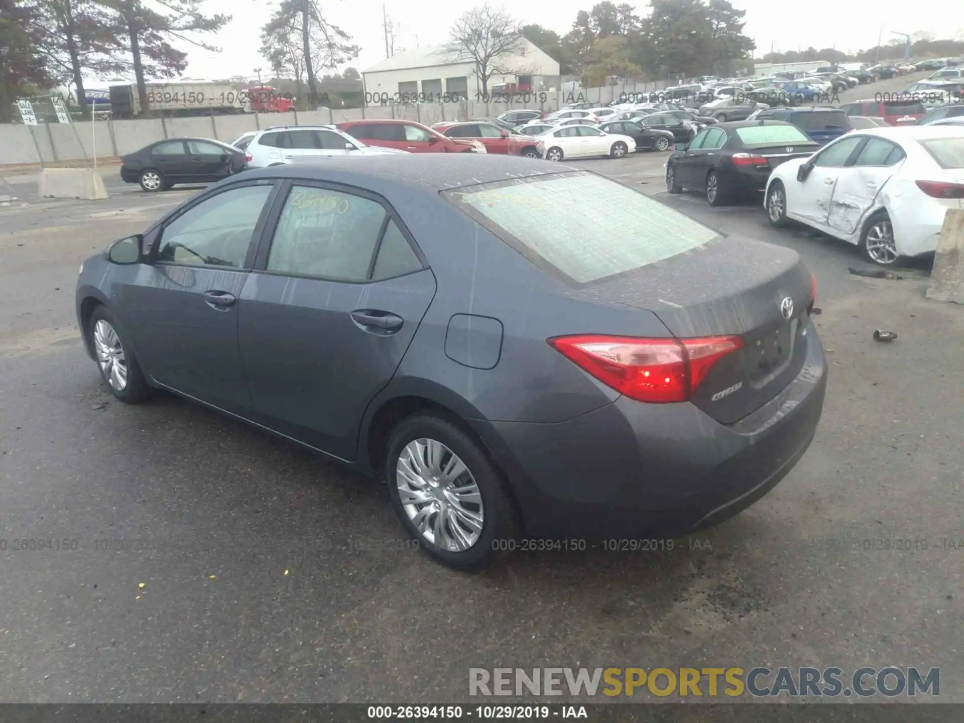 3 Photograph of a damaged car 2T1BURHE4KC204729 TOYOTA COROLLA 2019