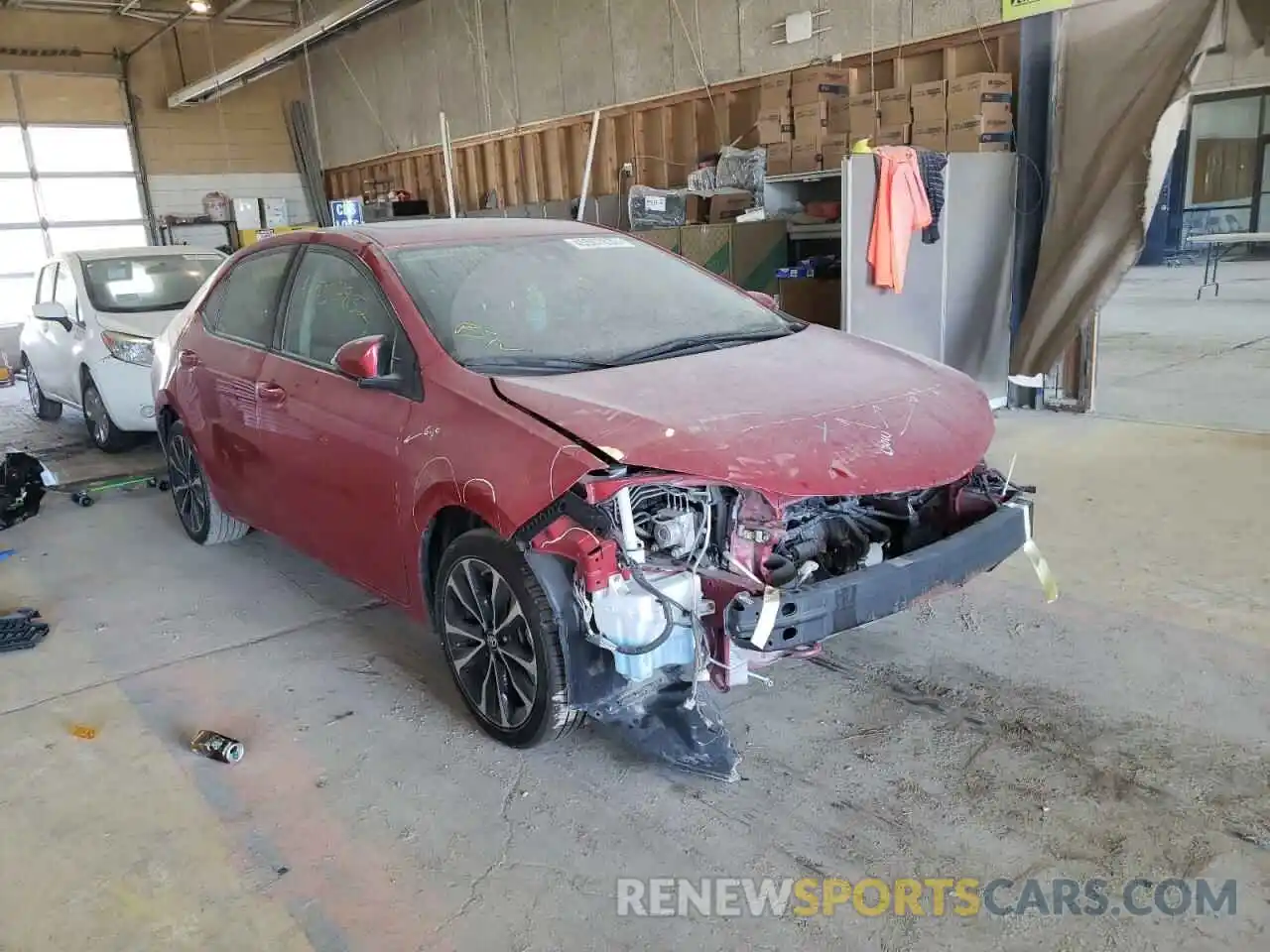 1 Photograph of a damaged car 2T1BURHE4KC205038 TOYOTA COROLLA 2019