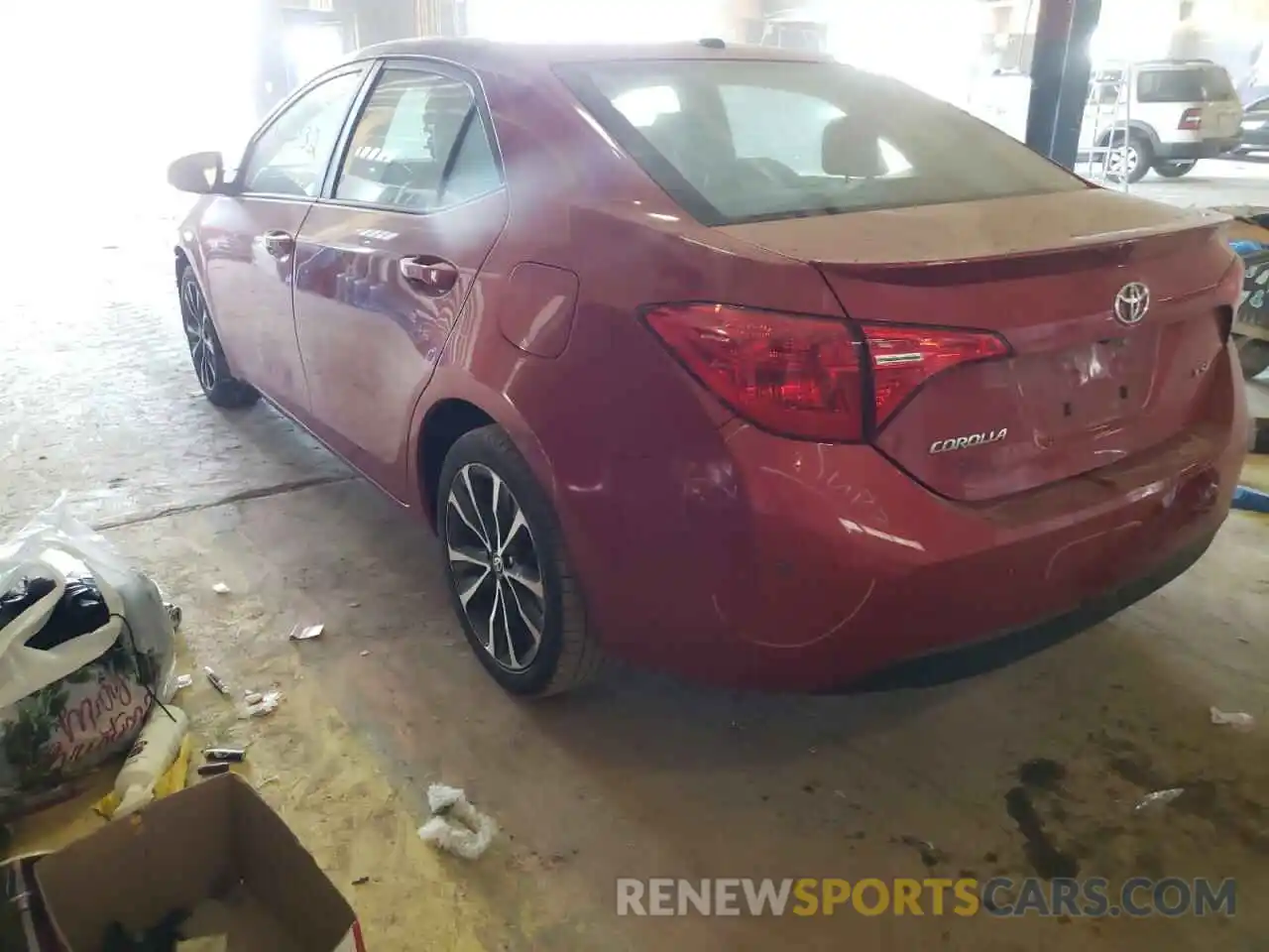 3 Photograph of a damaged car 2T1BURHE4KC205038 TOYOTA COROLLA 2019