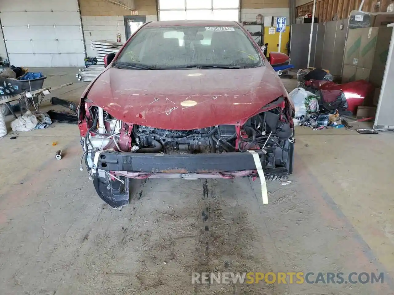 9 Photograph of a damaged car 2T1BURHE4KC205038 TOYOTA COROLLA 2019