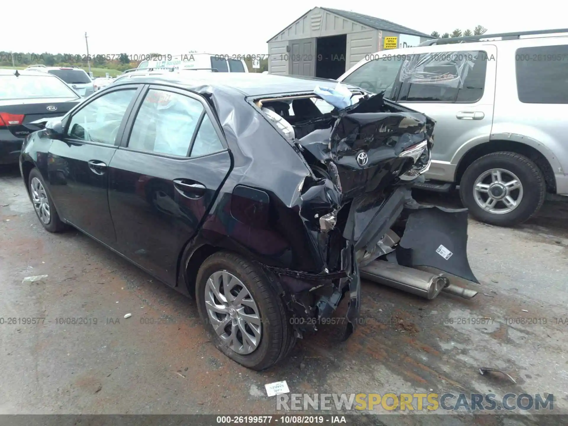 3 Photograph of a damaged car 2T1BURHE4KC205251 TOYOTA COROLLA 2019