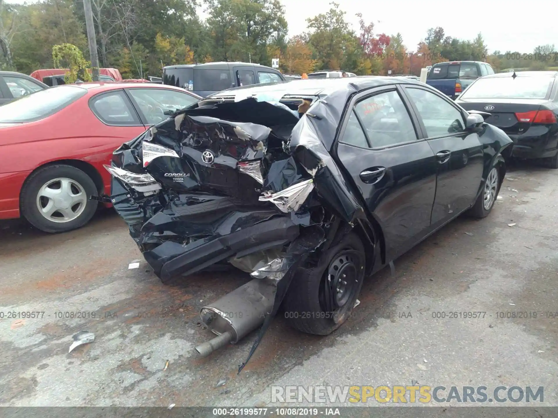 4 Photograph of a damaged car 2T1BURHE4KC205251 TOYOTA COROLLA 2019