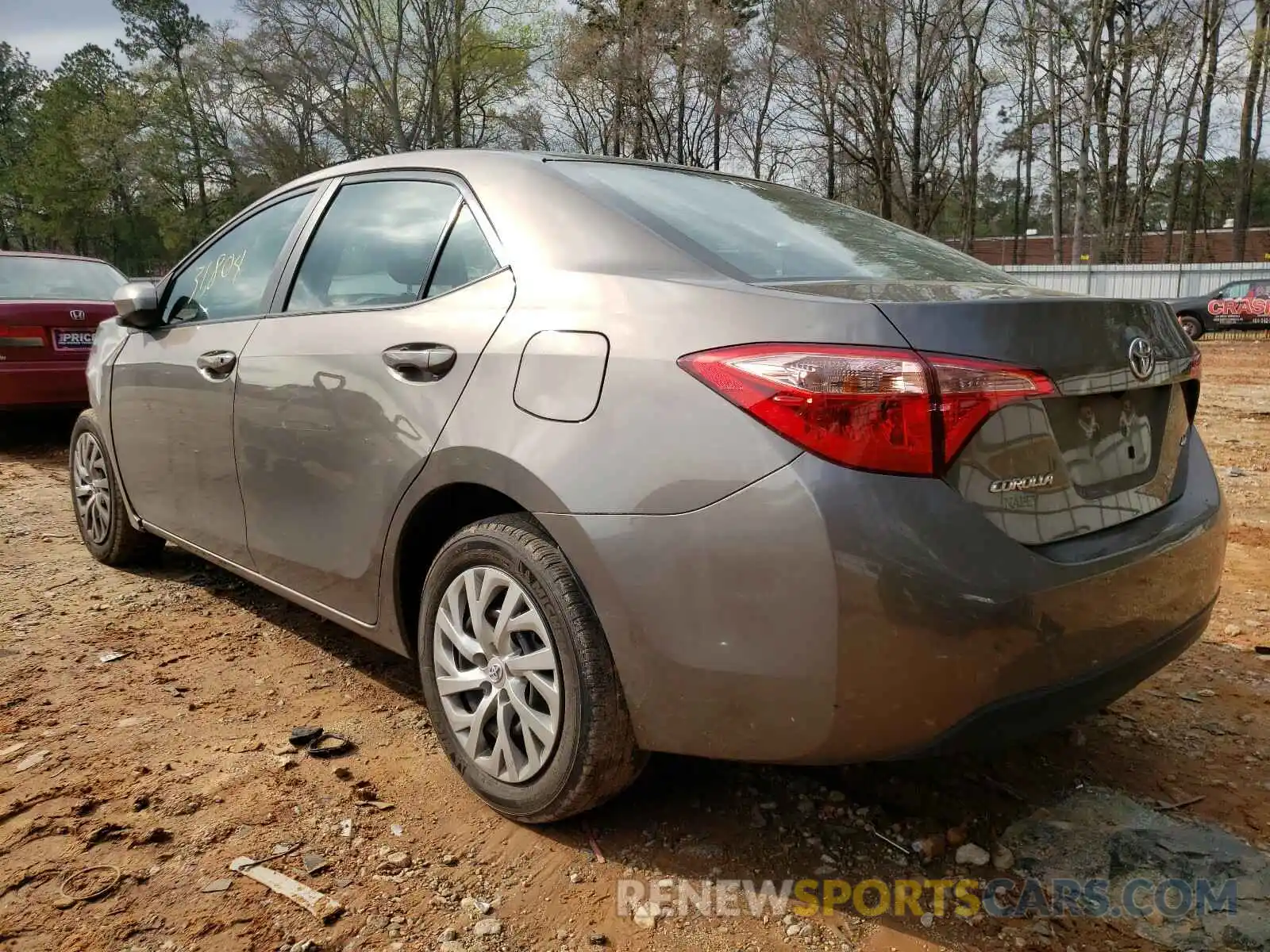 3 Photograph of a damaged car 2T1BURHE4KC205735 TOYOTA COROLLA 2019