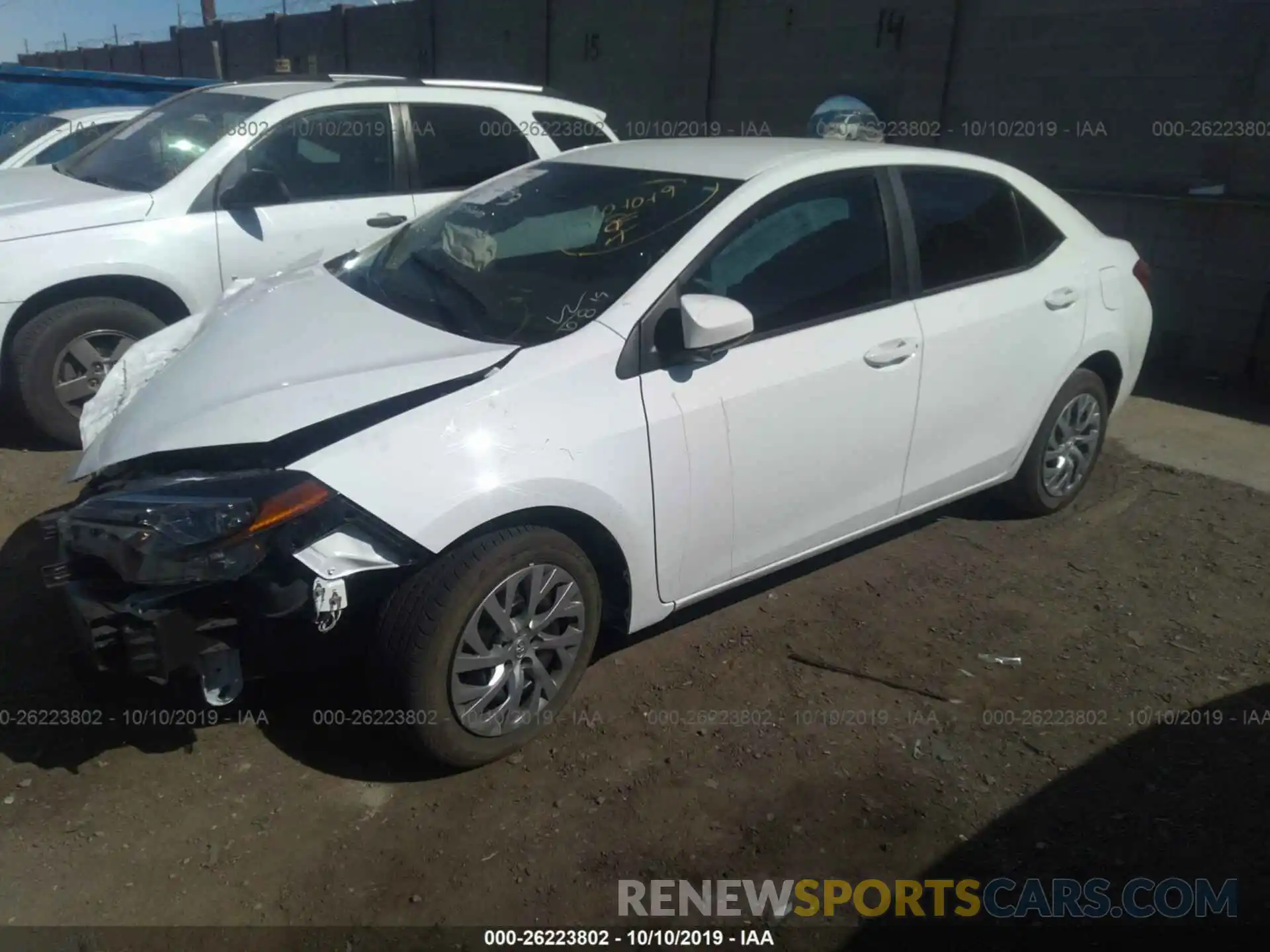 4 Photograph of a damaged car 2T1BURHE4KC205783 TOYOTA COROLLA 2019