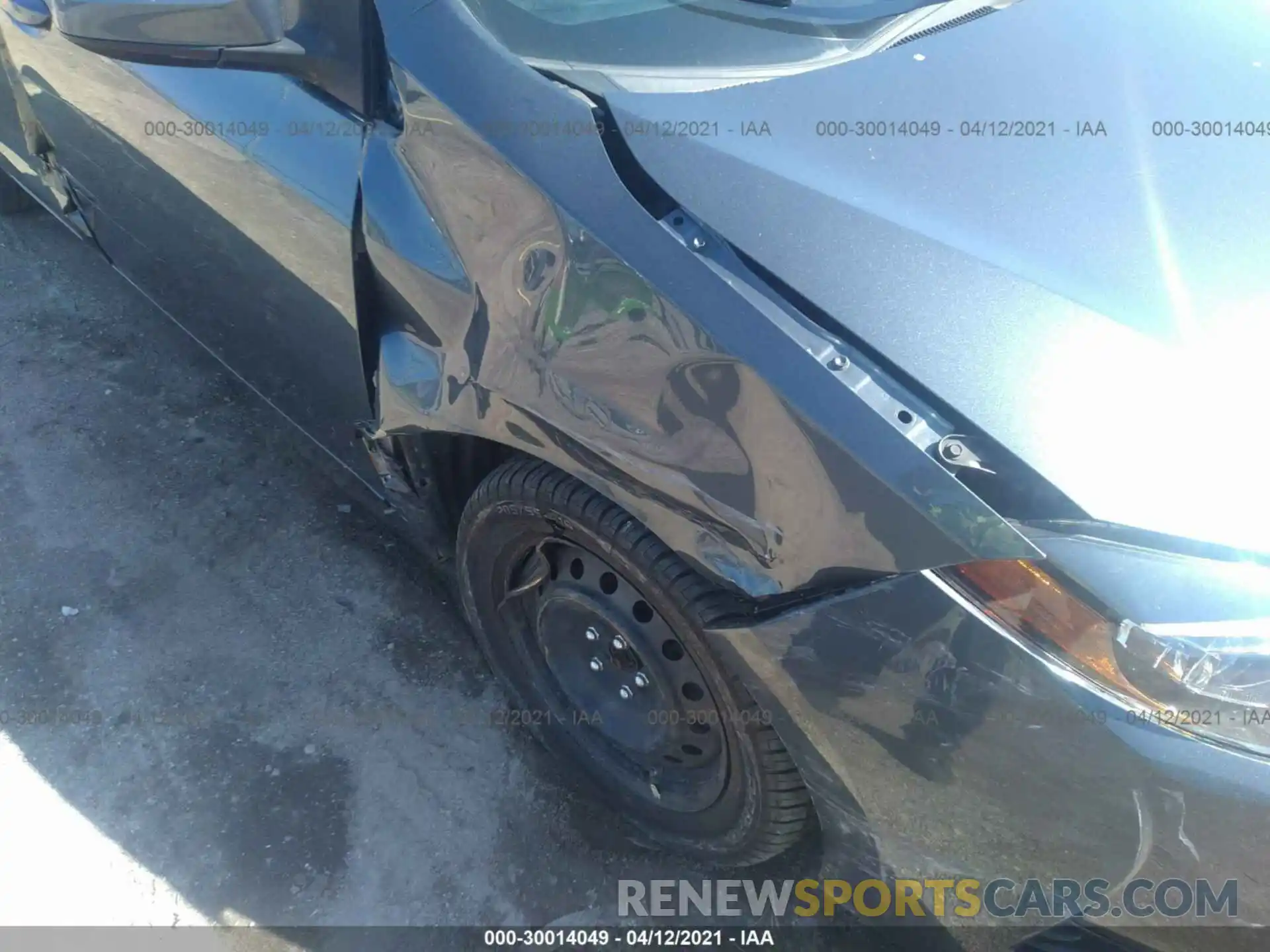 6 Photograph of a damaged car 2T1BURHE4KC205864 TOYOTA COROLLA 2019