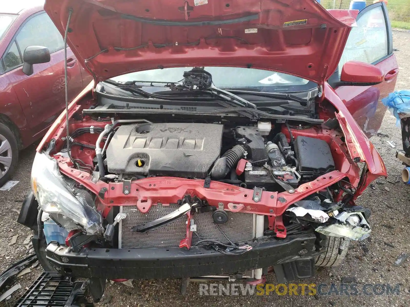 7 Photograph of a damaged car 2T1BURHE4KC205931 TOYOTA COROLLA 2019