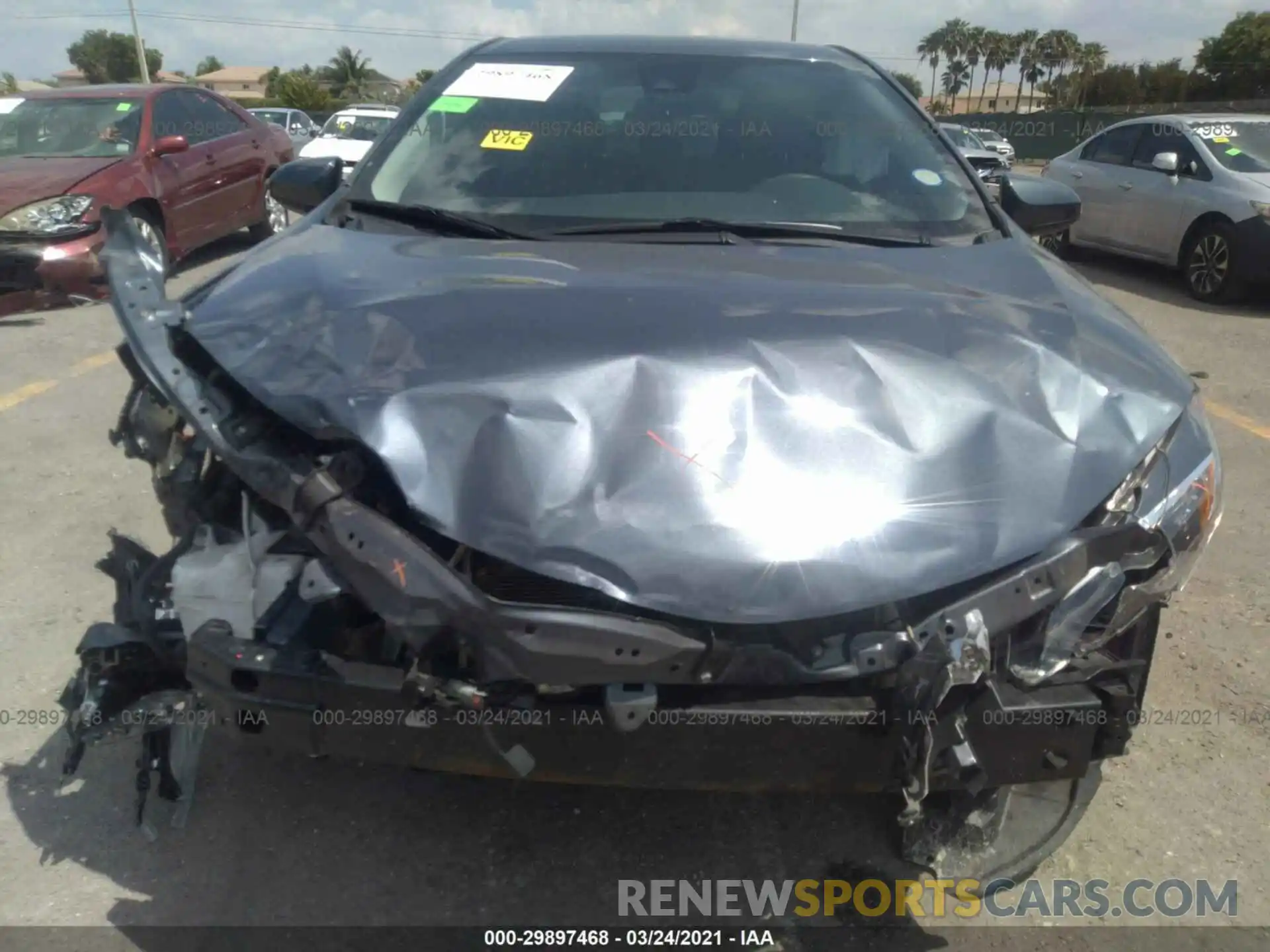 6 Photograph of a damaged car 2T1BURHE4KC206223 TOYOTA COROLLA 2019