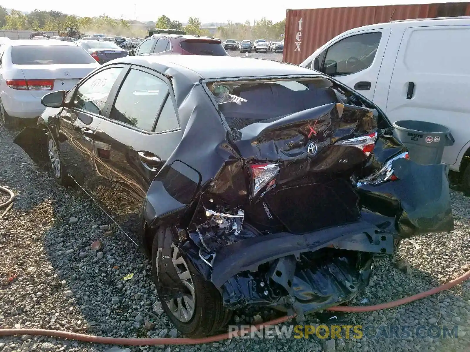 3 Photograph of a damaged car 2T1BURHE4KC206447 TOYOTA COROLLA 2019