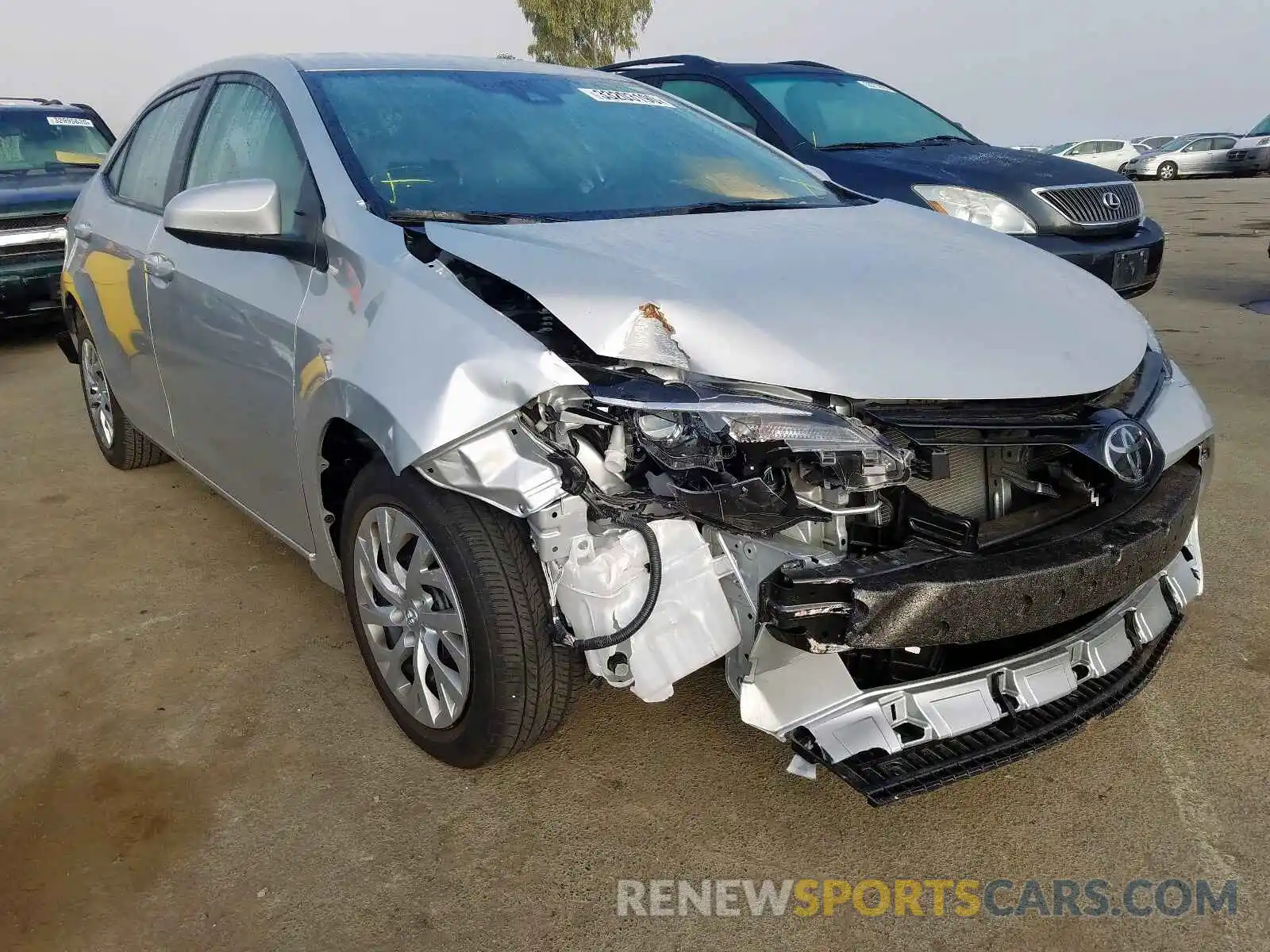 1 Photograph of a damaged car 2T1BURHE4KC206643 TOYOTA COROLLA 2019