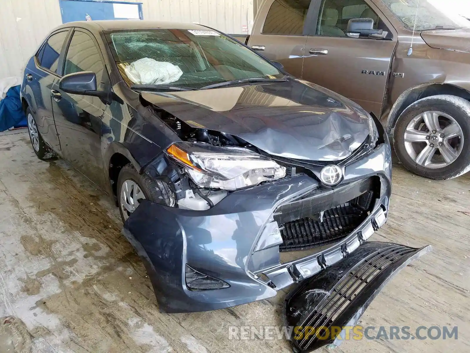 1 Photograph of a damaged car 2T1BURHE4KC207193 TOYOTA COROLLA 2019