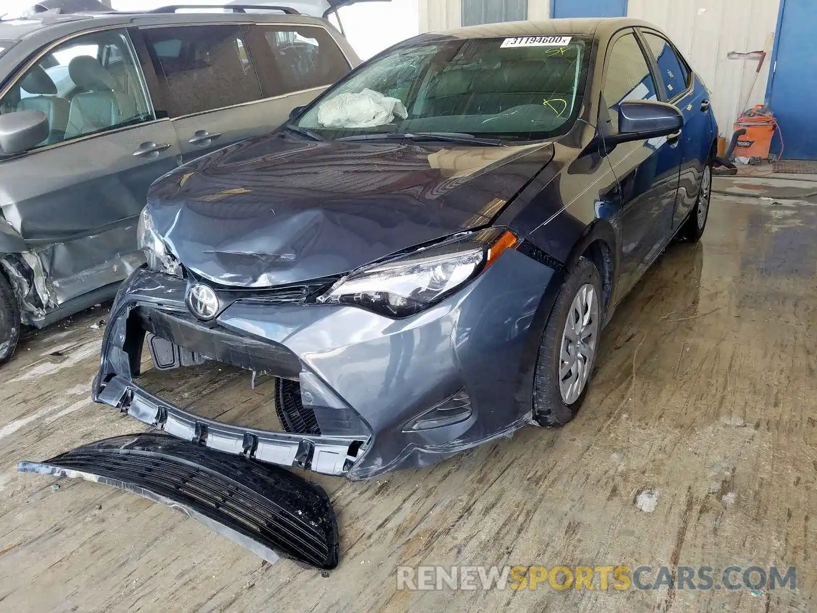 2 Photograph of a damaged car 2T1BURHE4KC207193 TOYOTA COROLLA 2019